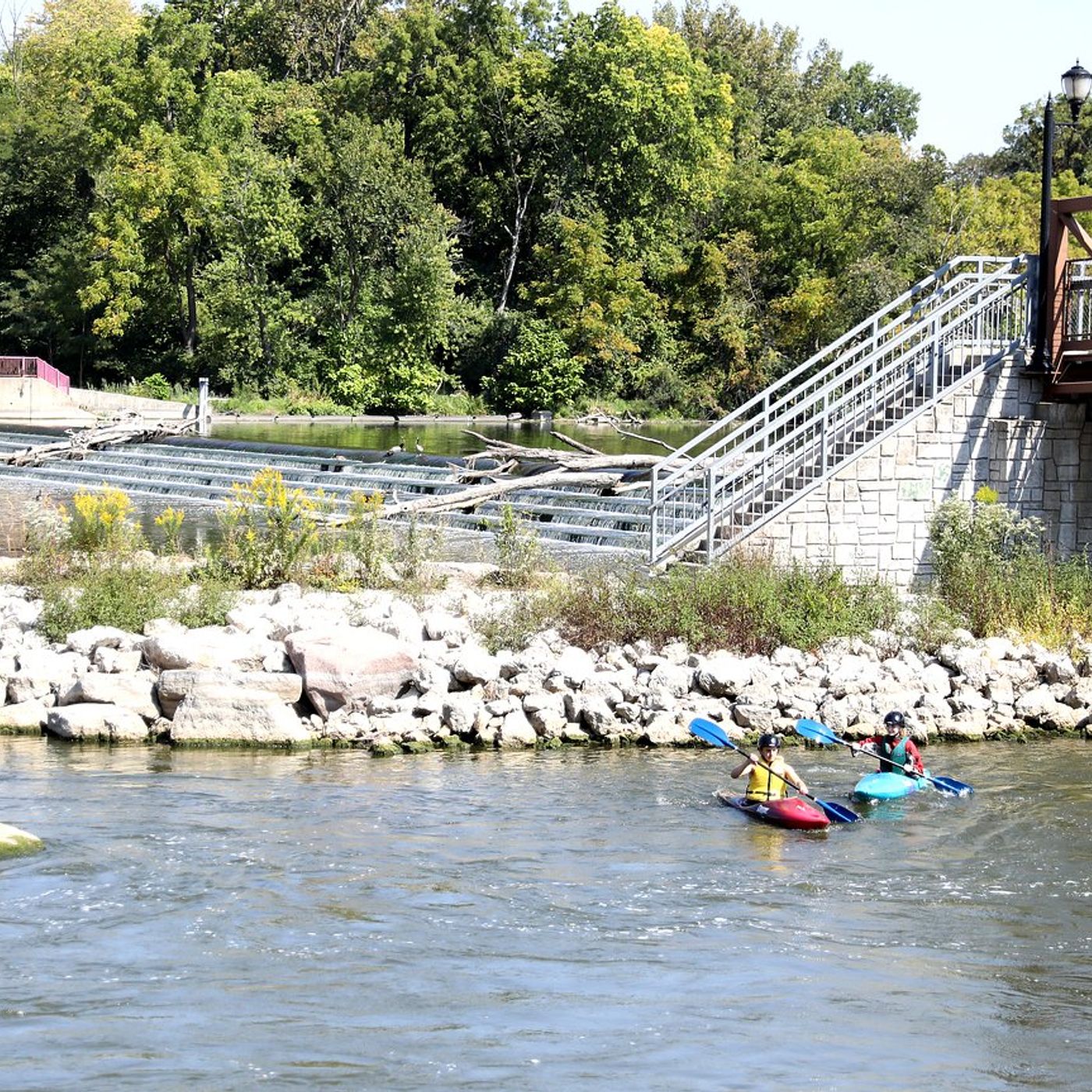 Yorkville’s downtown bridge closed off for brick pathway work, part of larger walkway and plaza project episode artwork