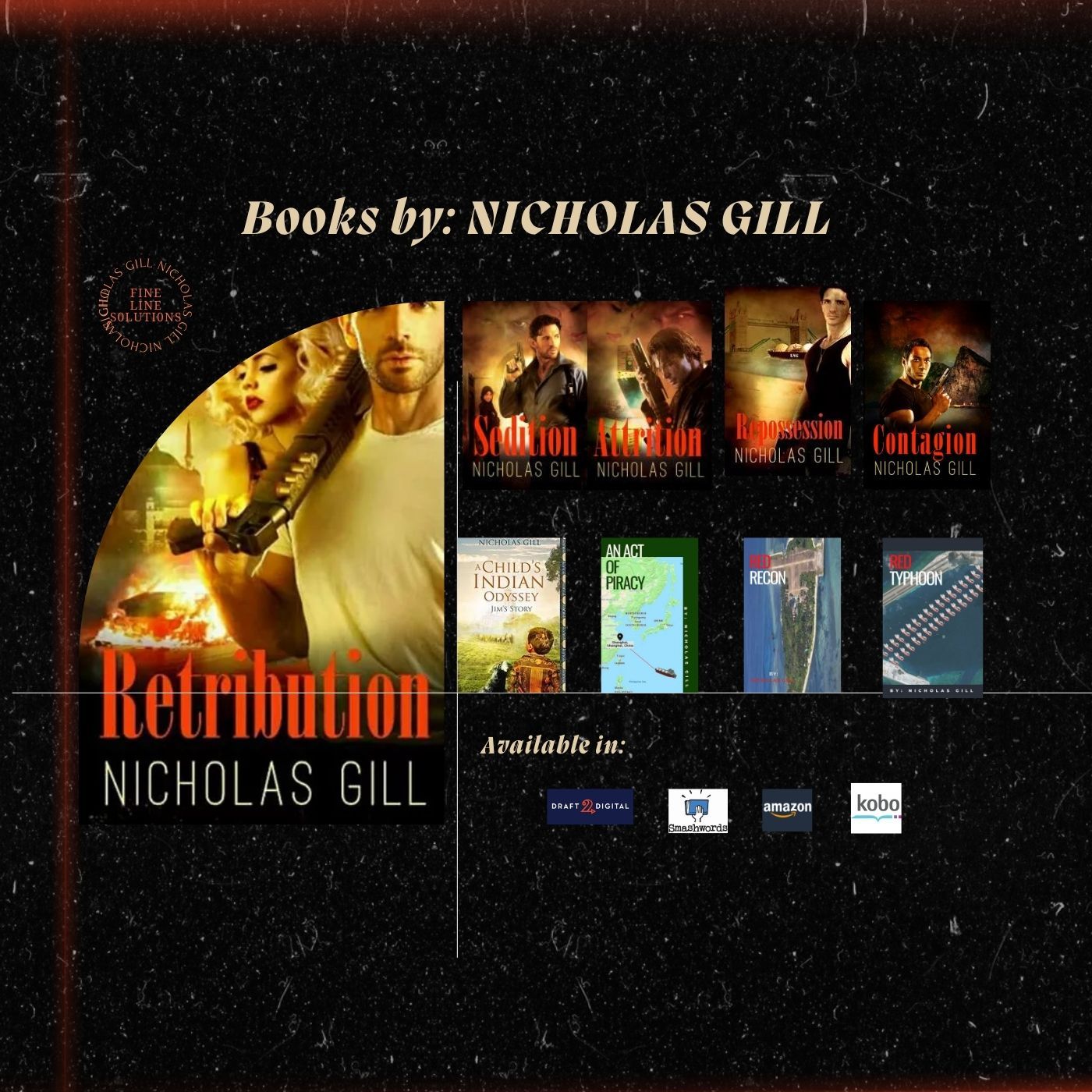 FINE LINE SOLUTION BOOKS by: NICHOLAS GILL podcast artwork
