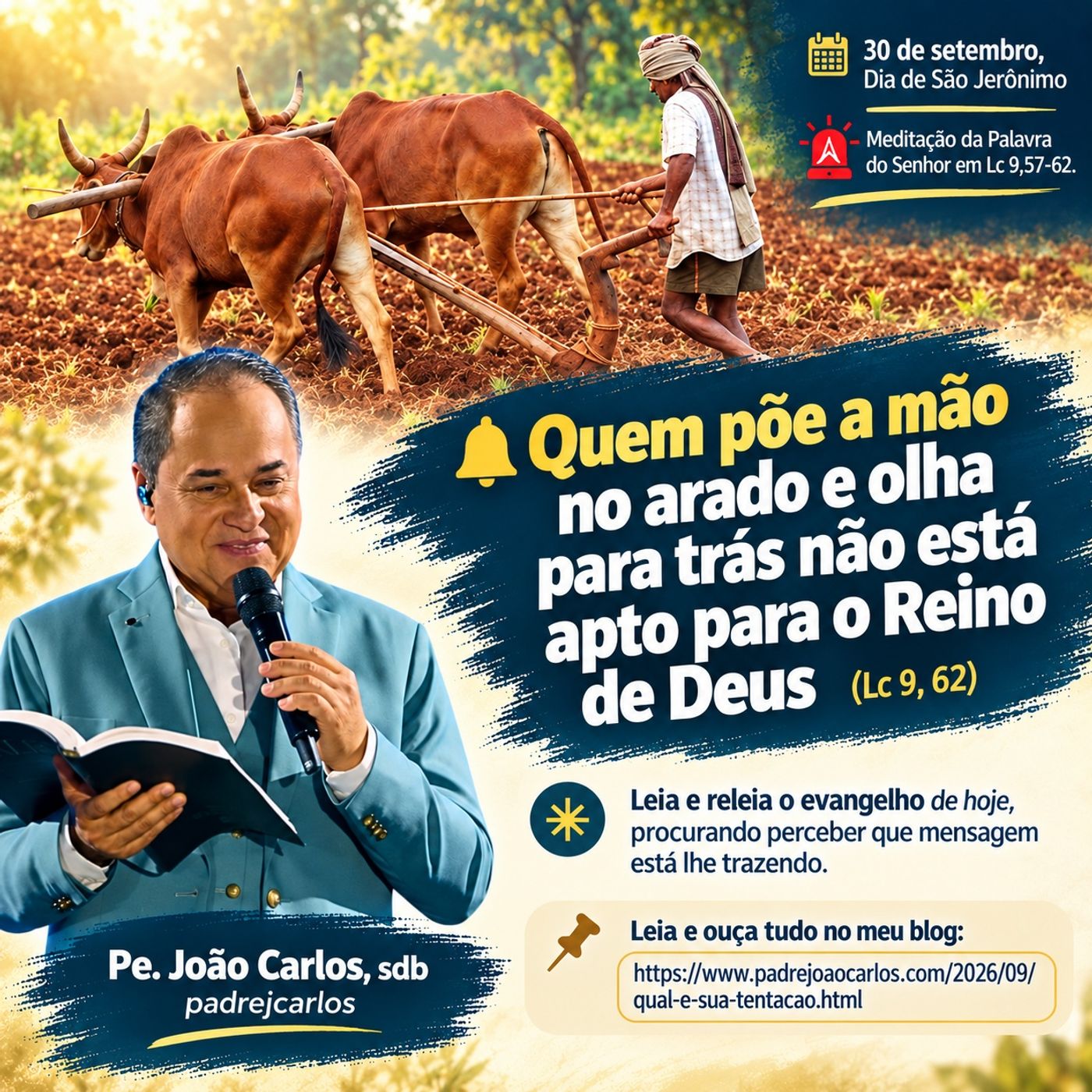 30 de Setembro - Meditação da Palavra do Senhor