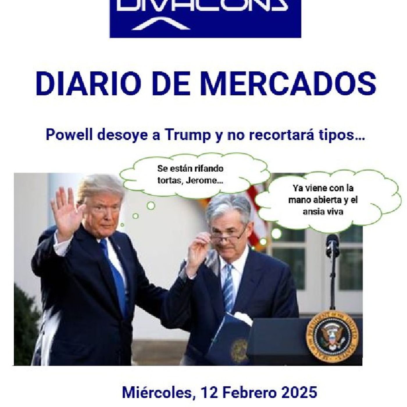 PODCAST PREMIUM DIARIO DE MERCADOS Miércoles 12 Febrero 2025 episode artwork