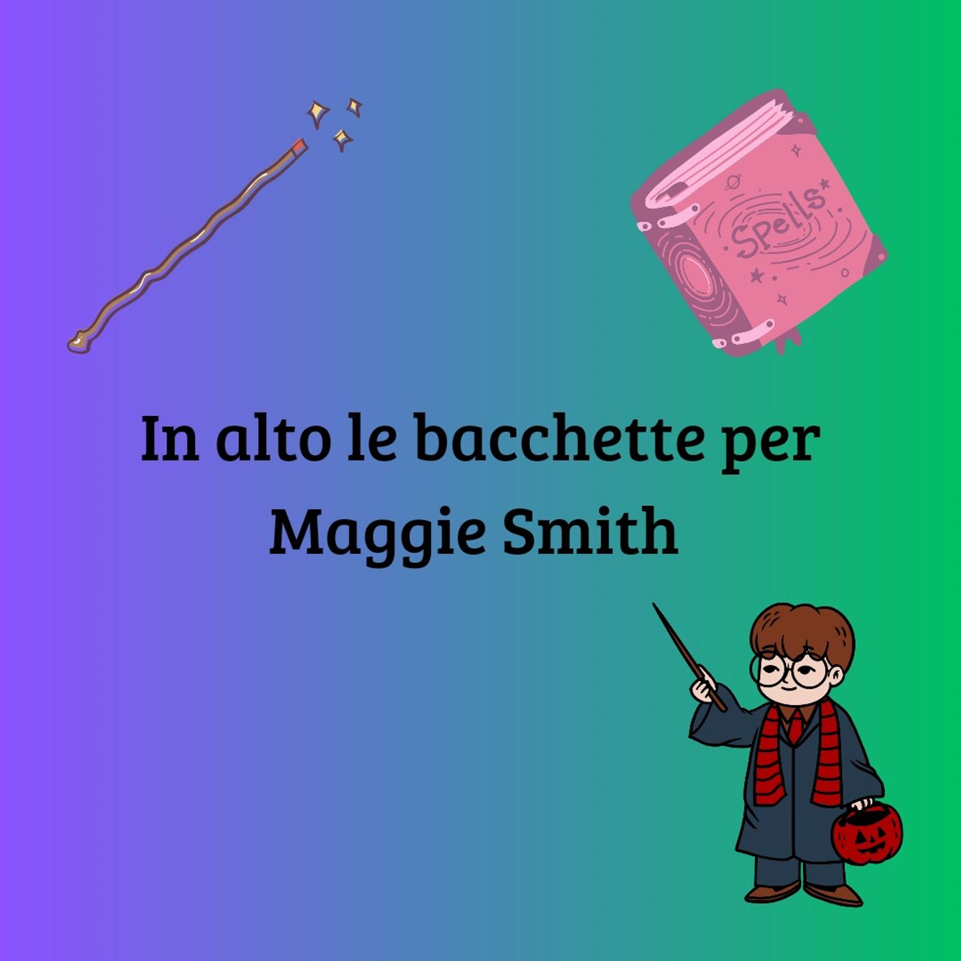 #SanGiovanniInPersiceto Bacchette in alto per Maggie Smith