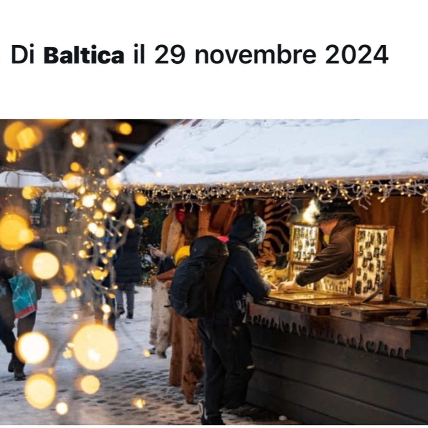 L’apertura dei mercatini di Natale a Riga e l’accensione degli alberi