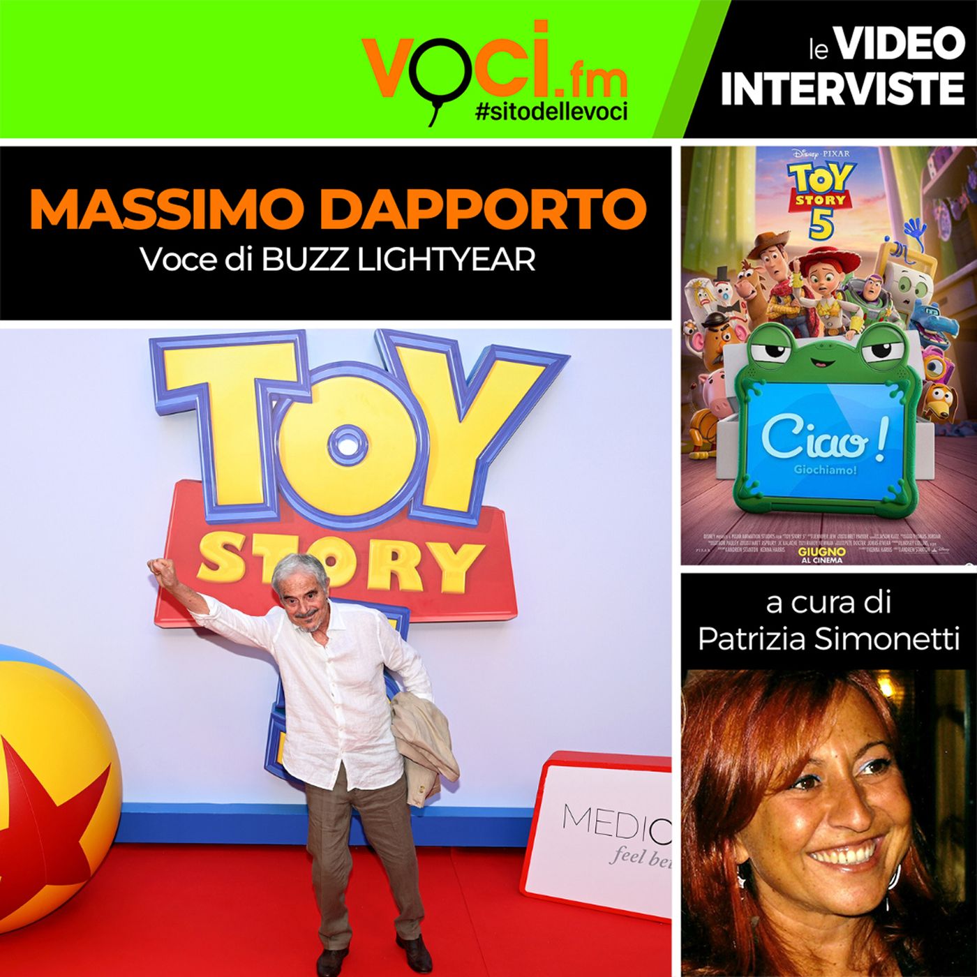 Il doppiatore Massimo Dapporto su VOCI.fm - clicca play e ascolta l'intervista episode artwork
