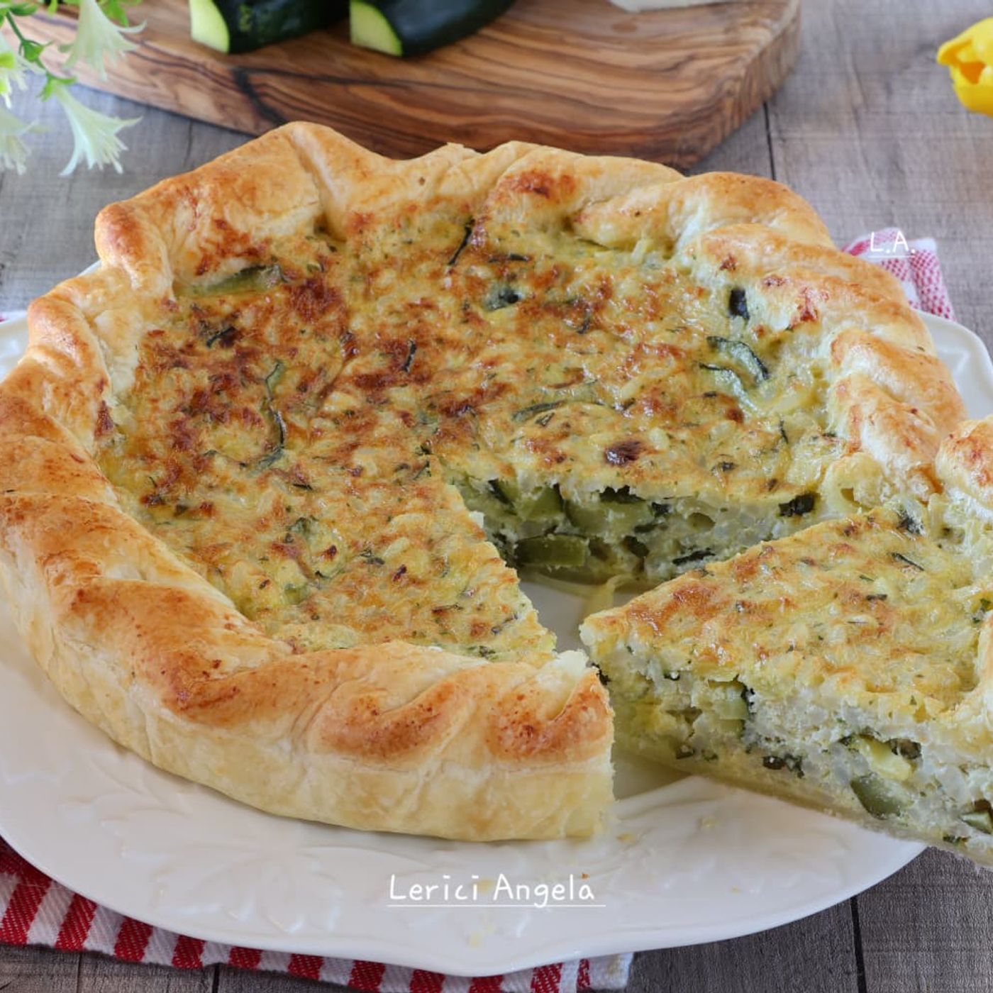 Torta salata sfogliata di riso e zucchine facile Delicata episode artwork