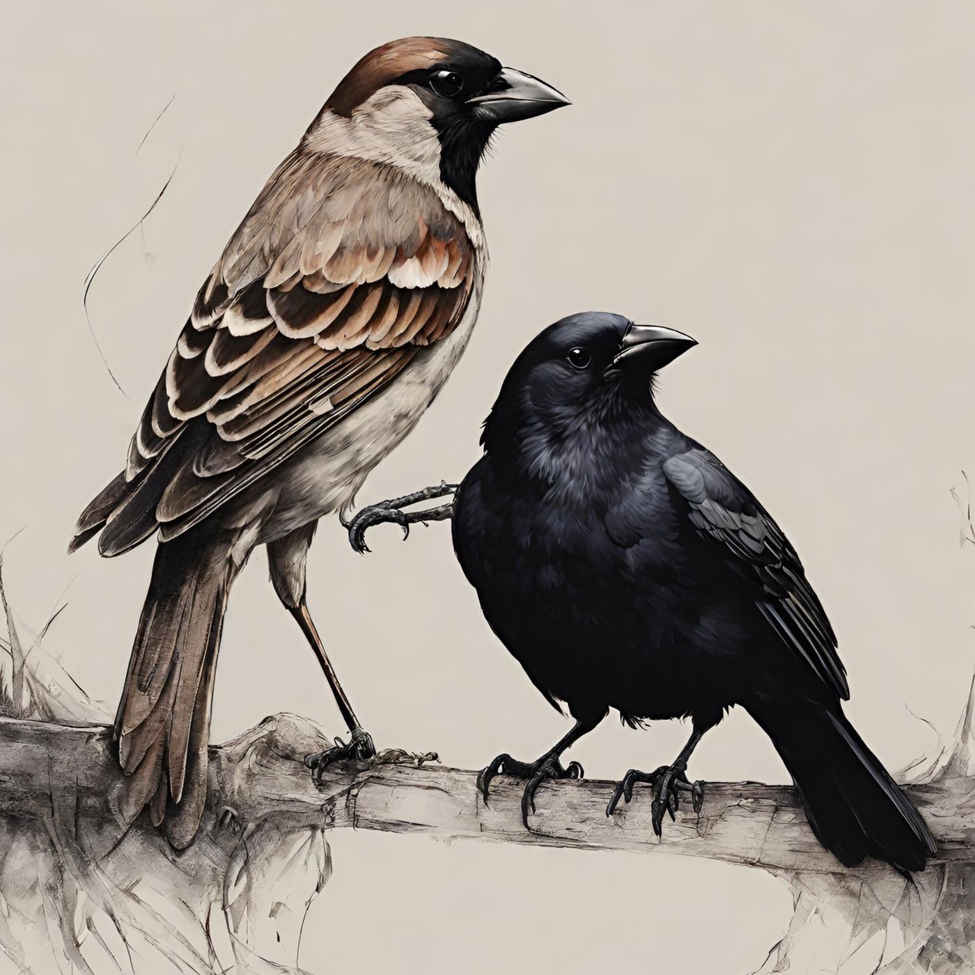 7 cuentos sobre el cuervo ladrón y los gorriones recogedores de trigo