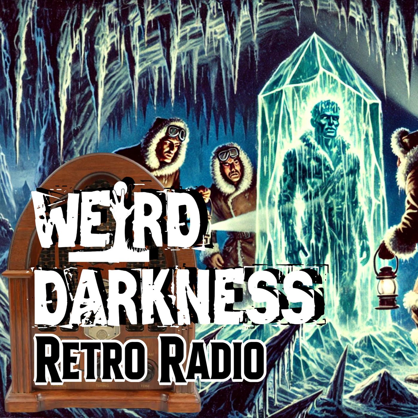 What Will Happen If Arctic Explorers Release the CRYSTALLINE MAN? #RetroRadio EP0313 #WeirdDarkness - podcast episode cover