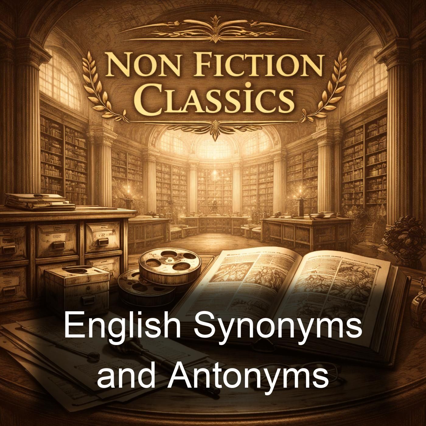 English Synonyms and Antonyms cover art