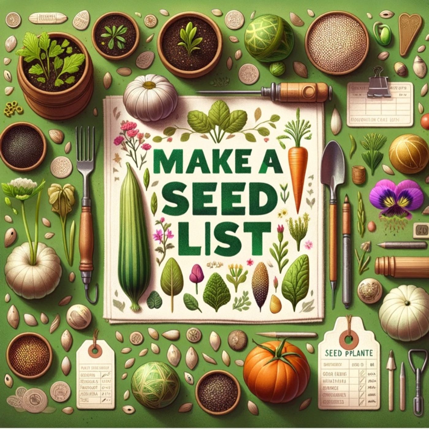 "Explore New Gardening Ideas: Crafting Your Seed Lists for Garden and Allotment" | Gardening Tips & Allotment Advice Podcast