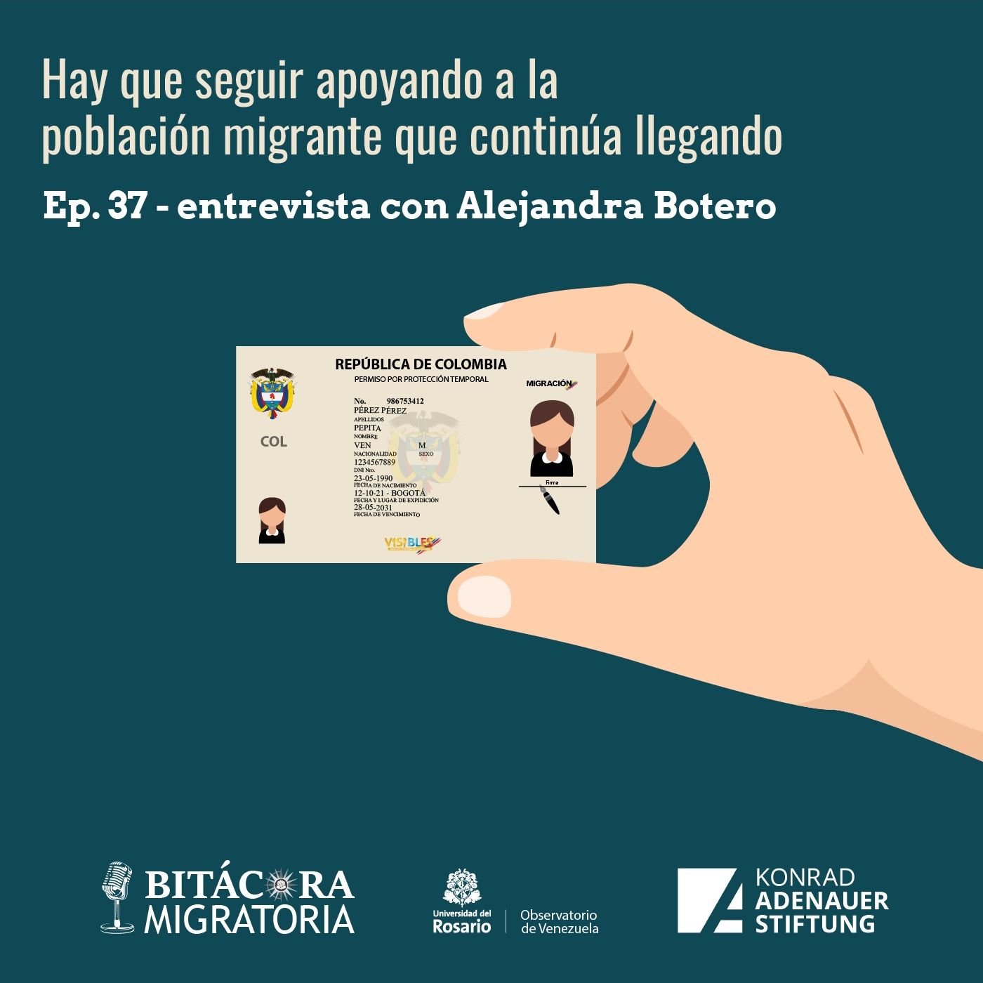 Hay que seguir apoyando a la población migrante que continúa llegando Entrevista con Alejandra Botero. (Ep.38)