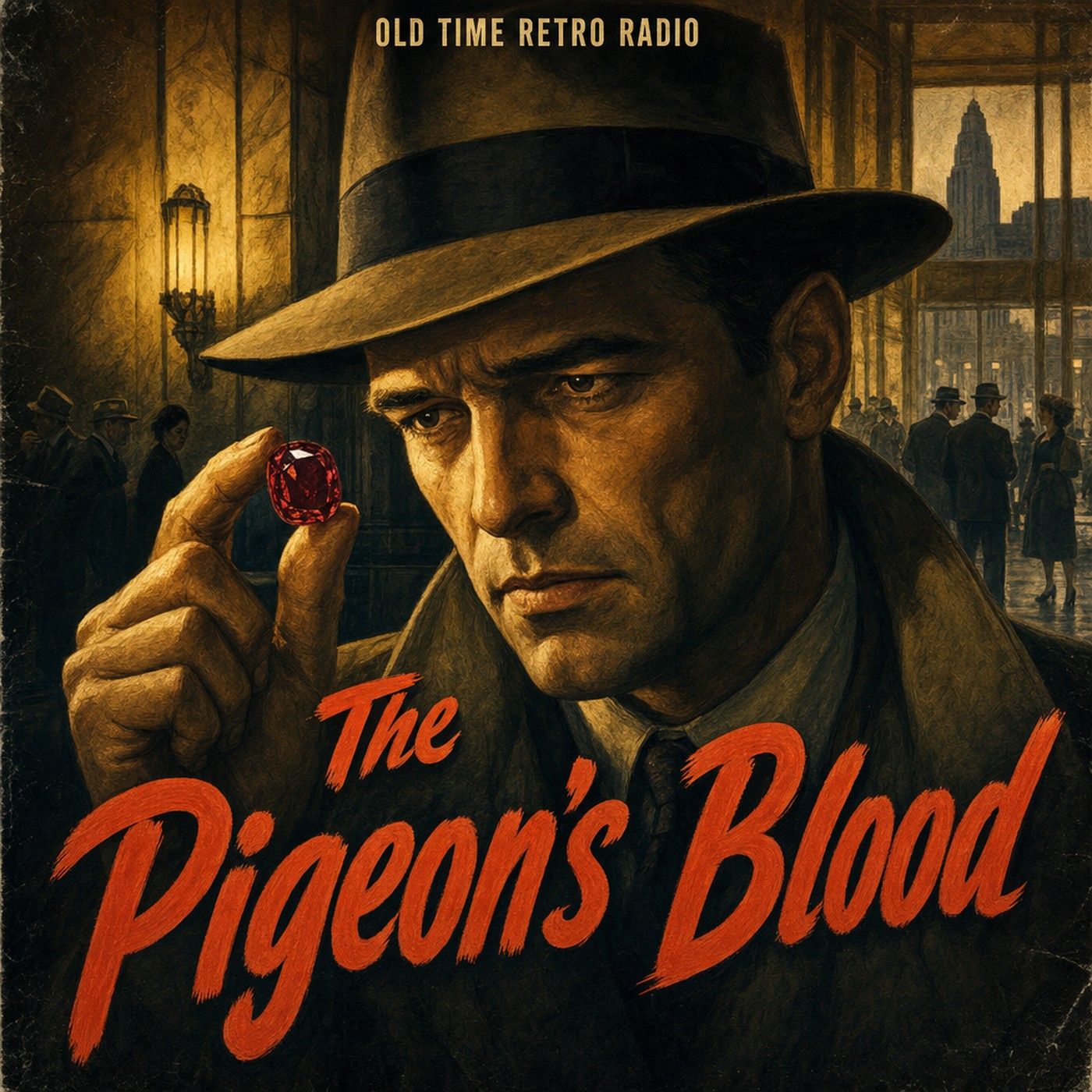The Adventures of Philip Marlowe - "The Pigeon's Blood" (Old Time Radio, 1949) episode artwork