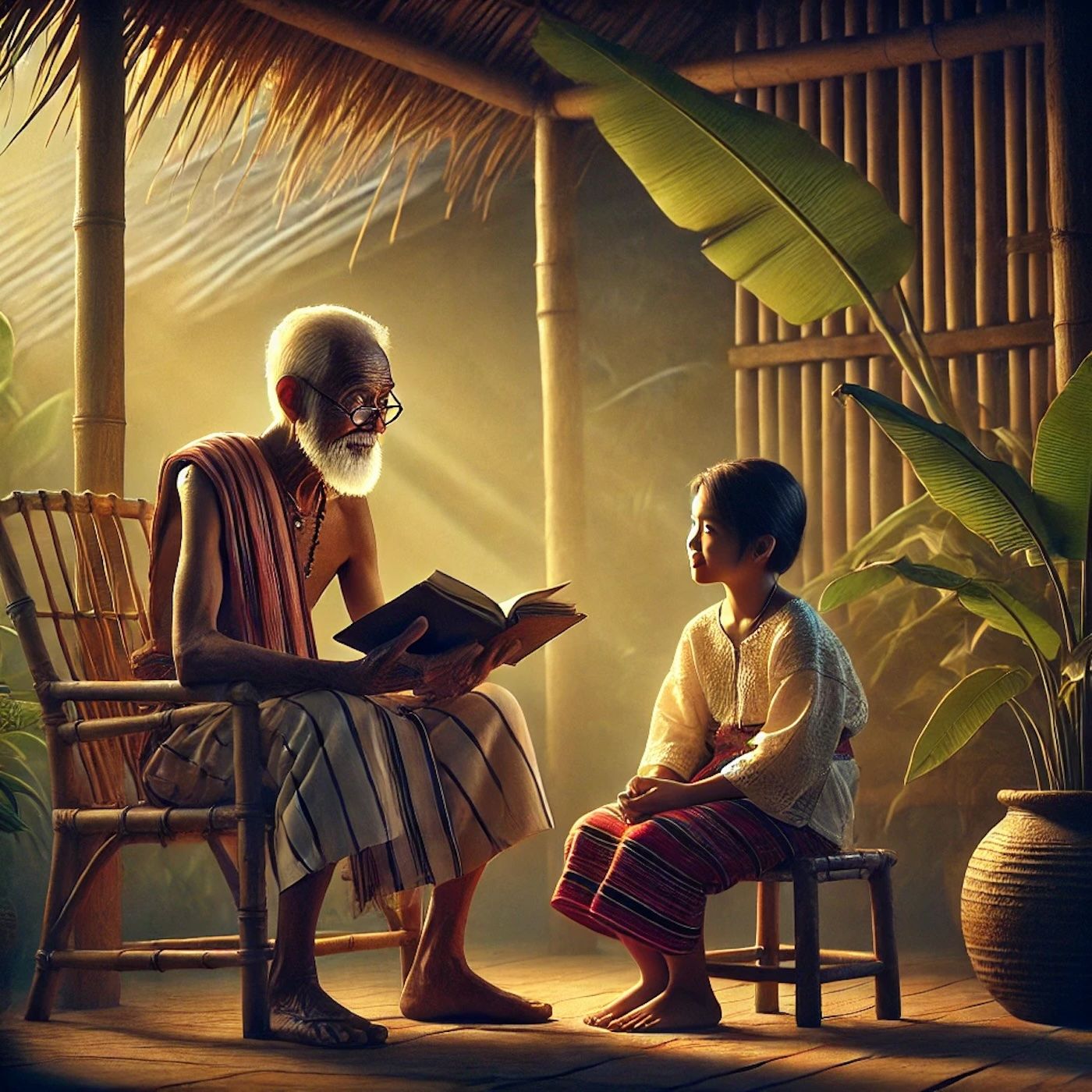 "Ang tunay na karunungan ay nanggagaling sa kaalaman ng lahat ng bagay at hindi nangangailangan ng payo mula sa iba." episode artwork