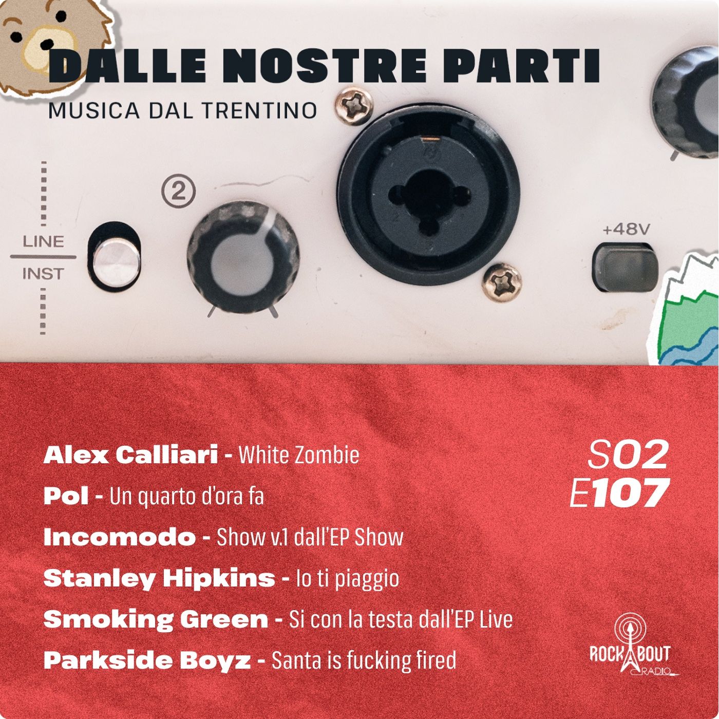S02E107 - Alex Calliari, Pol, Incomodo, Stanley Hipkins, Smoking green e Parkside Boyz episode artwork