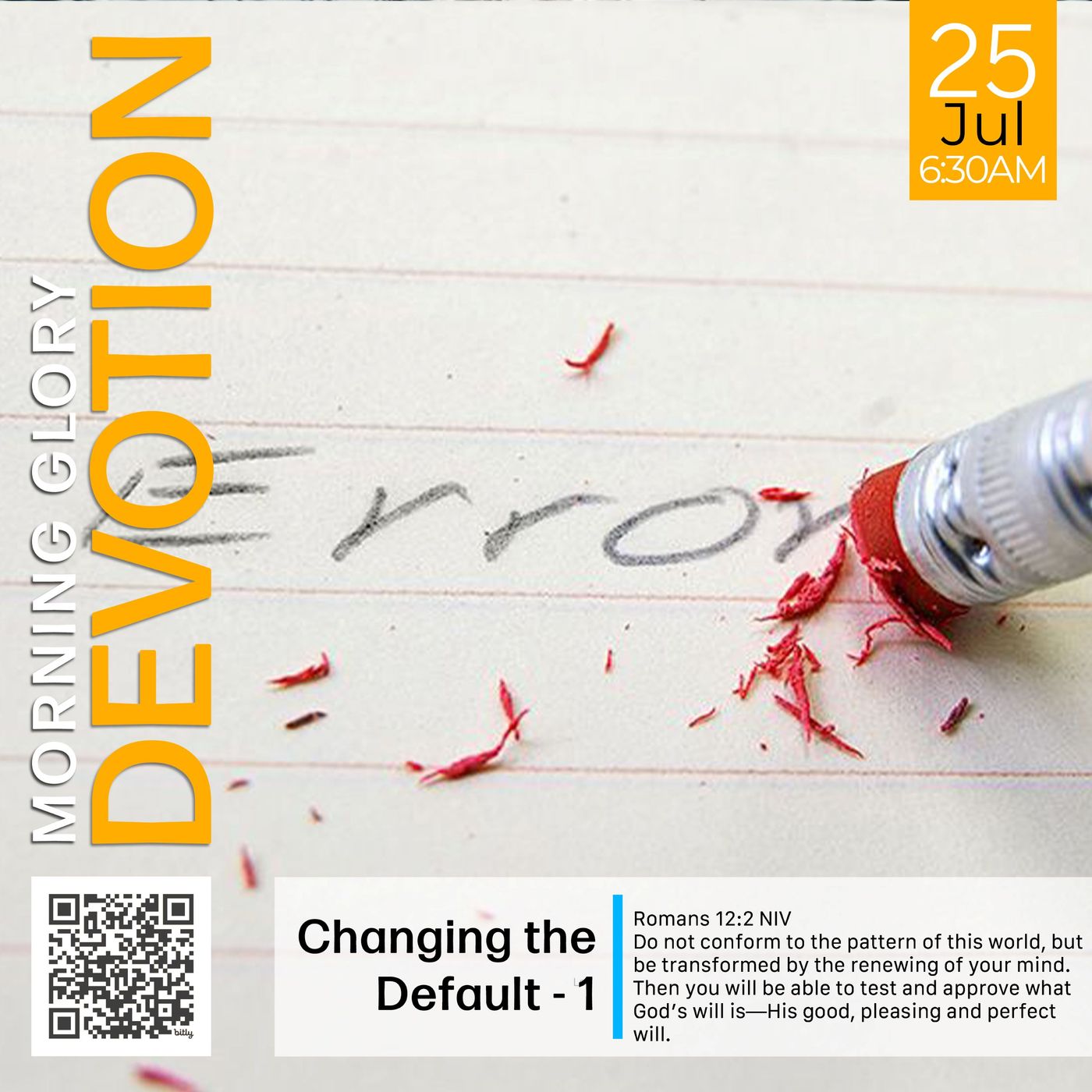 MGD: Changing the Default - 1