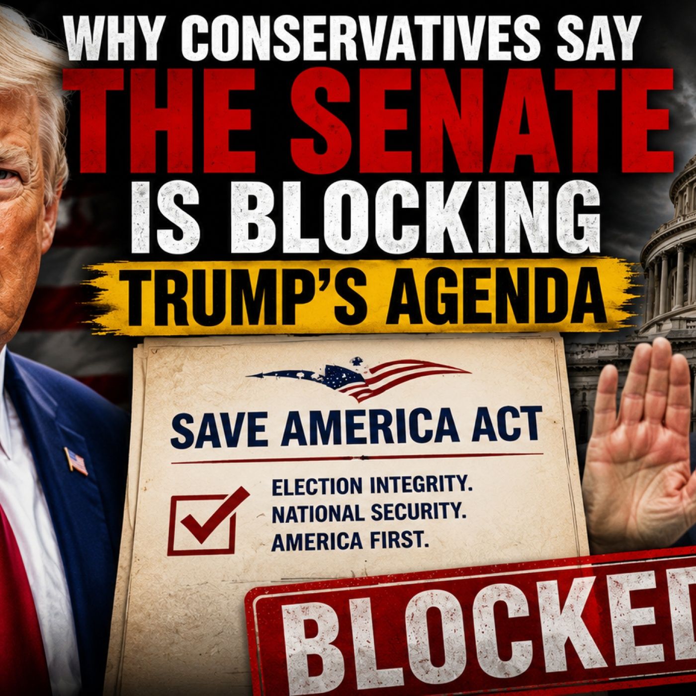 Why Conservatives Say the Senate Is Blocking Trump's Agenda