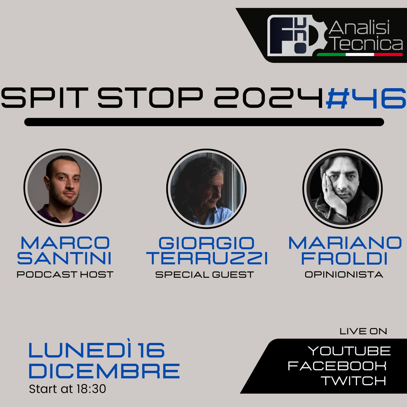 Spit Stop 2024 - Puntata 46 - LIVE con Giorgio Terruzzi episode artwork