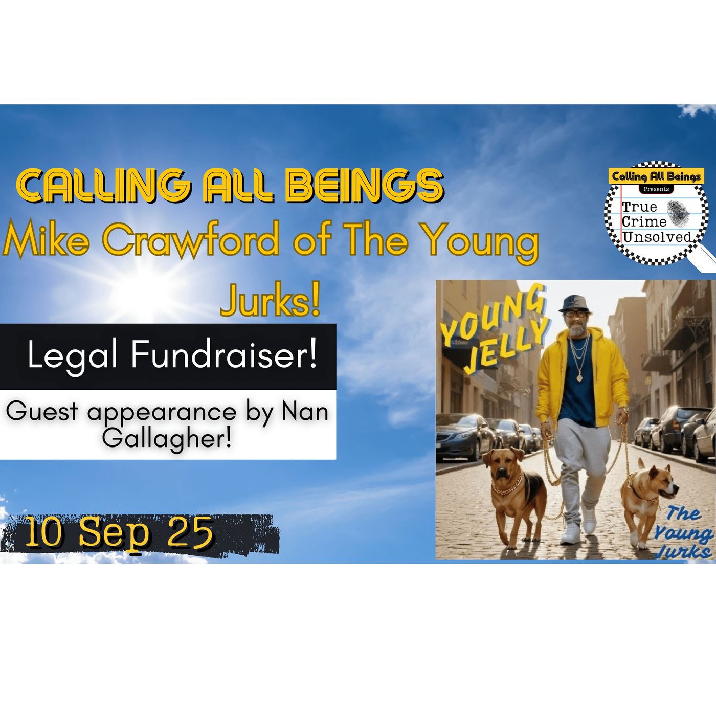 Mike Crawford Legal Defense Fundraiser w/Nan Gallagher + All Stars!