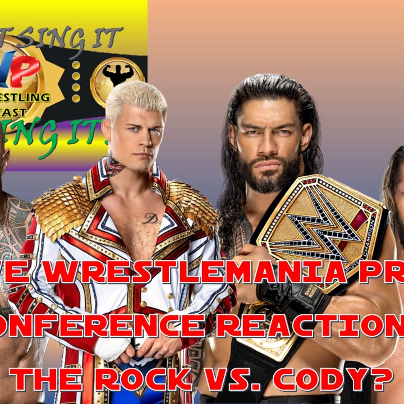 WWE Press Conference Reactions - Rock vs Cody?