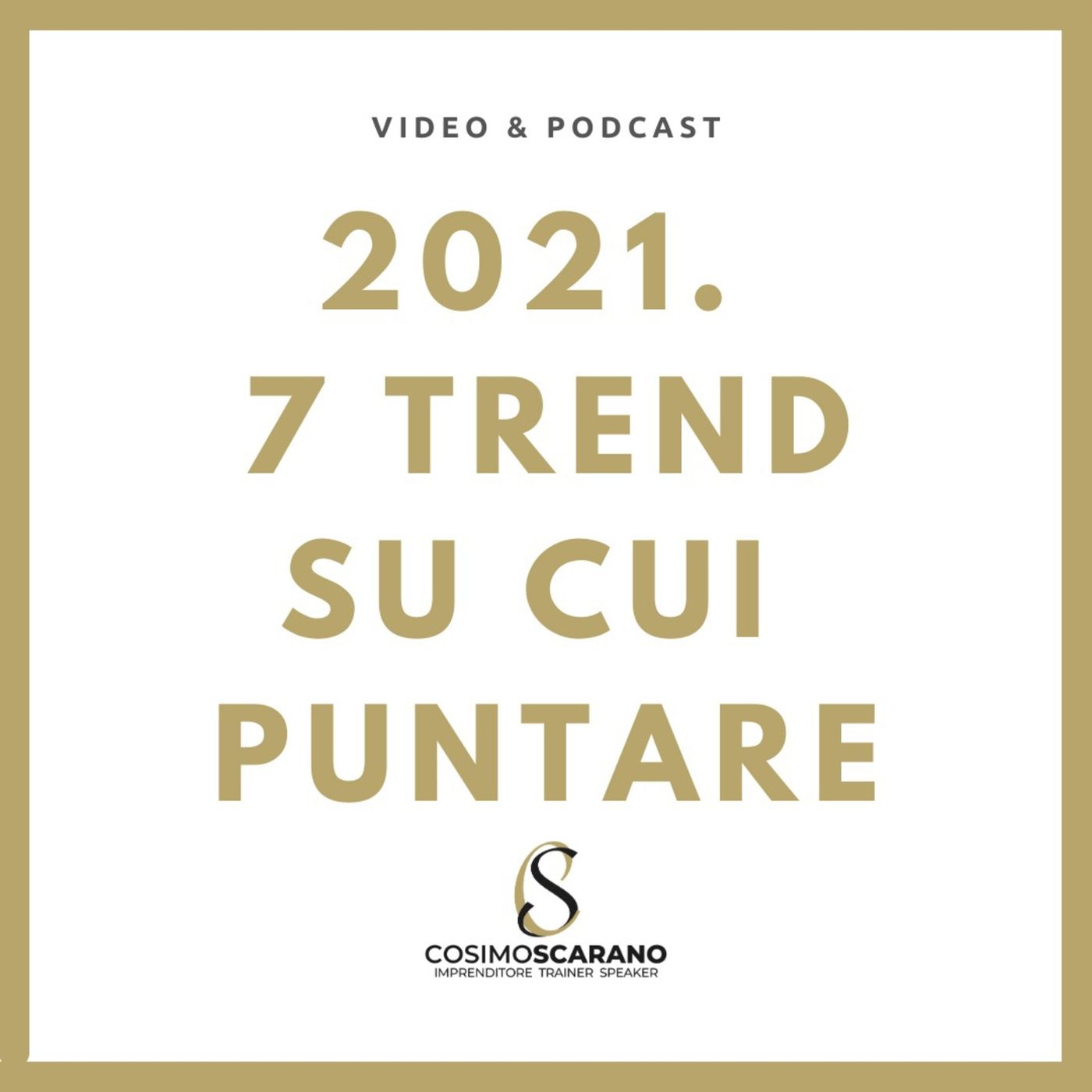 Cosimo Scarano | Imprenditore • Trainer • Speaker