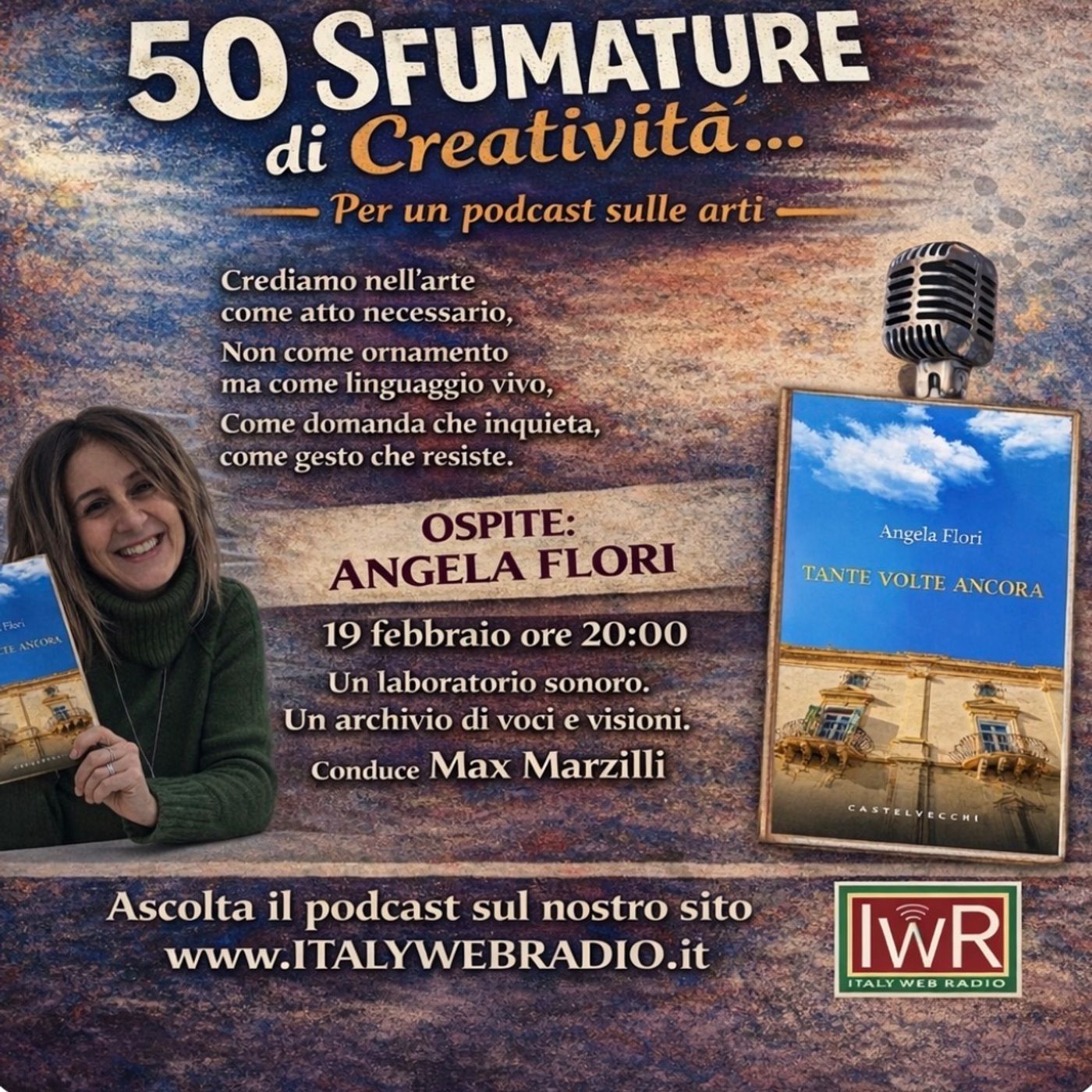 50 SFUMATURE DI CRETIVITA' con la Scrittrice ANGELA FLORI episode artwork