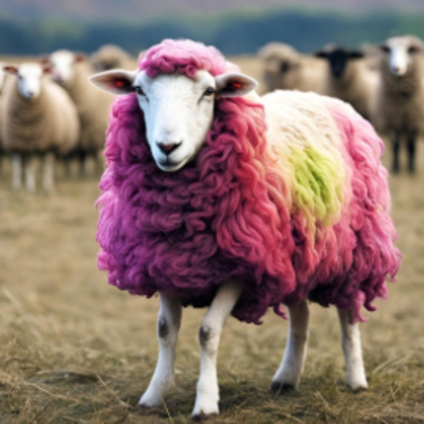 La ovejita Lola que cambia de color