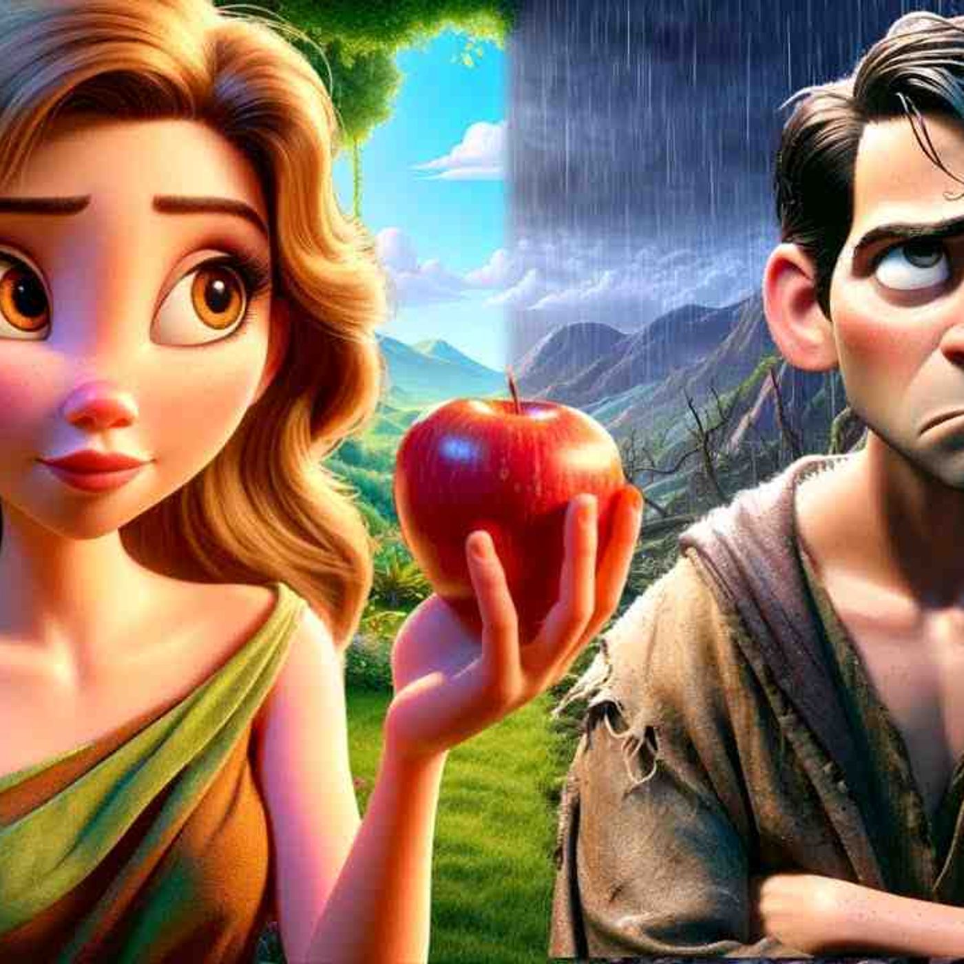 Story of Adam _ Eve _ AI Animation episode artwork