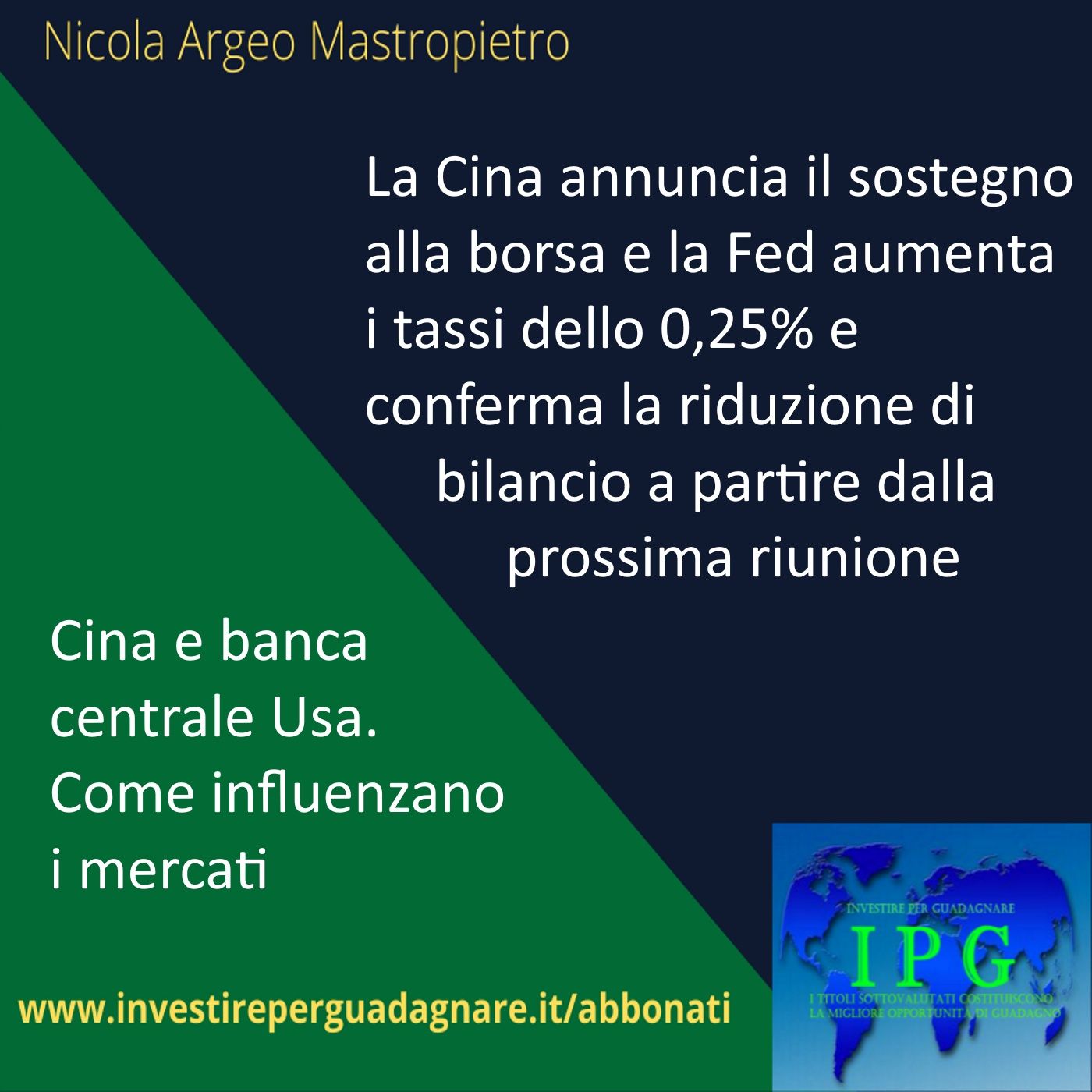 Politica e Finanza