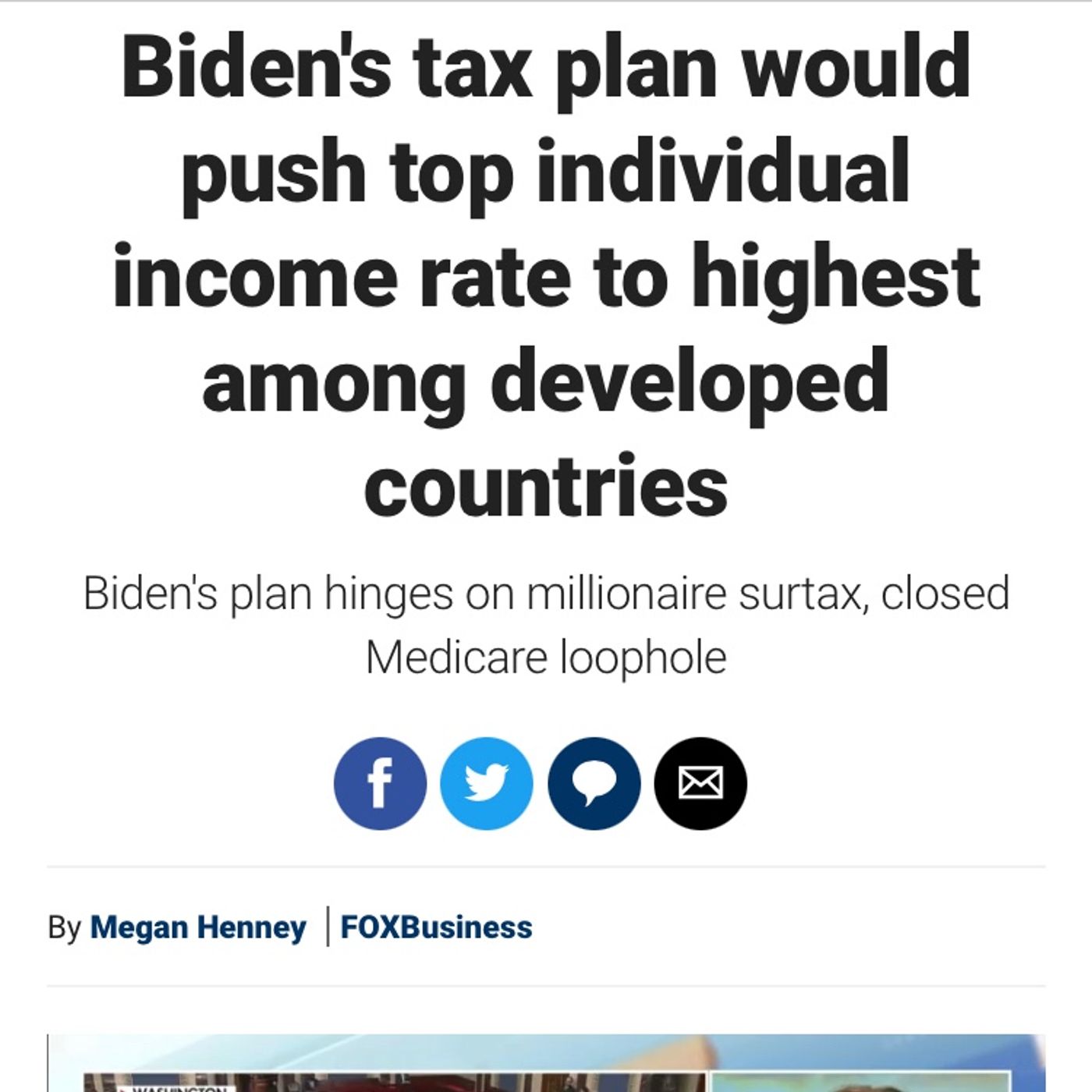 Biden’s tax plan would push top earning individuals to the highest rate ever amongst developed countries episode artwork