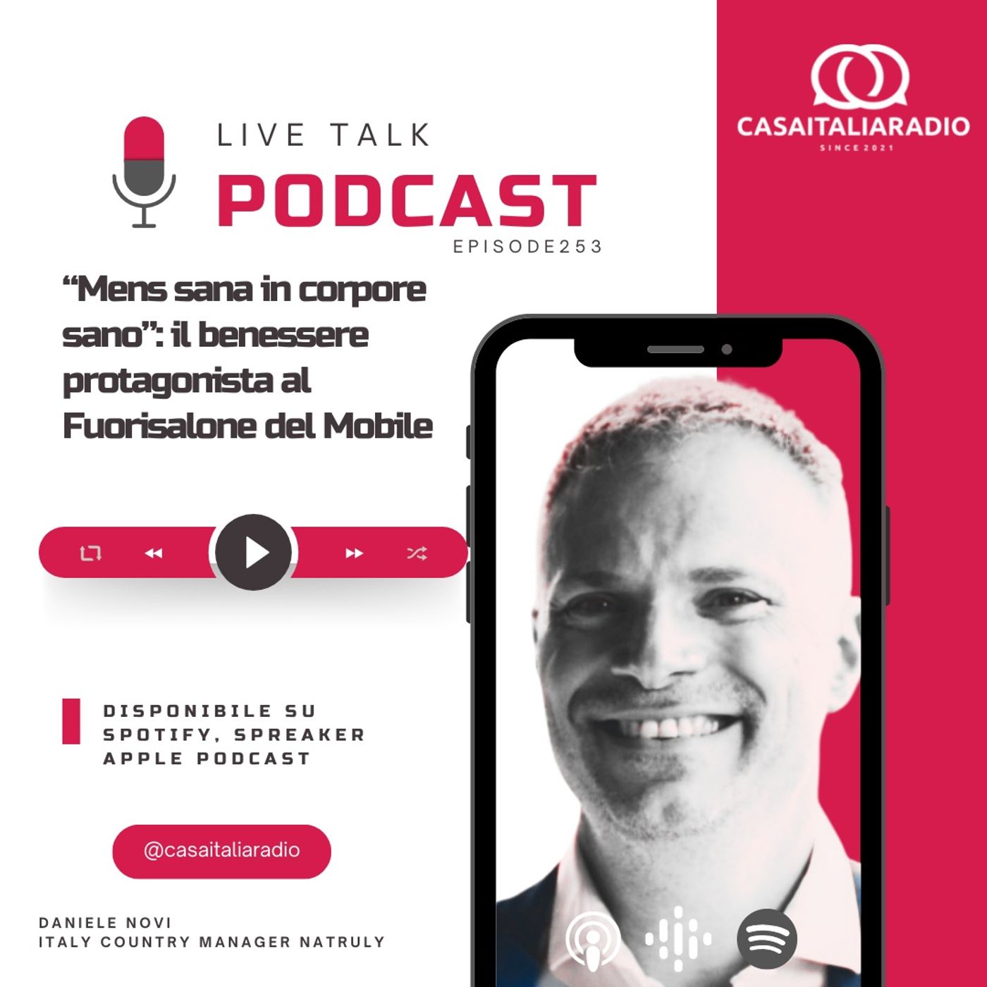 BM - Puntata N. 253 - “Mens sana in corpore sano”:  il benessere protagonista al Fuorisalone del Mobile episode artwork