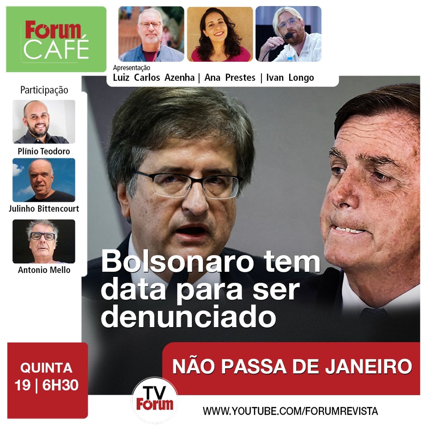 Bolsonaro tem data para ser denunciado, não passa de janeiro | Fórum Café | 18.12.24