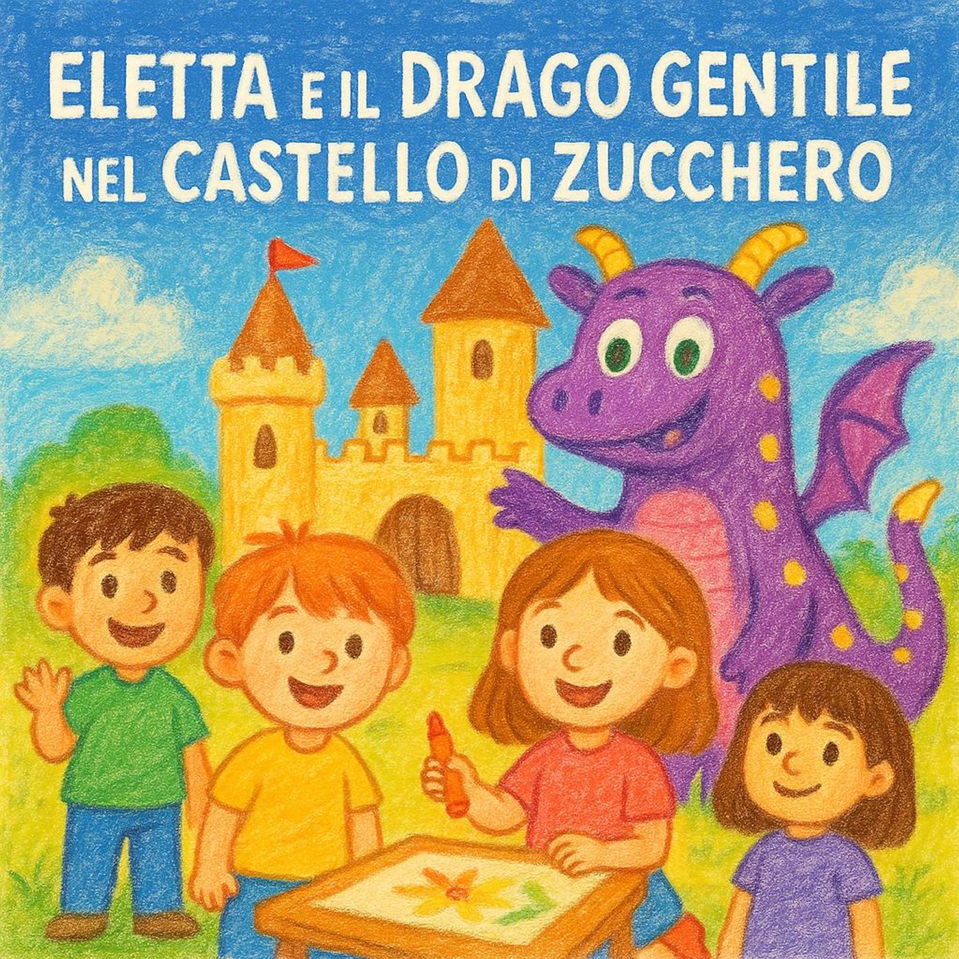 Eletta e il Drago Gentile nel Castello di Zucchero