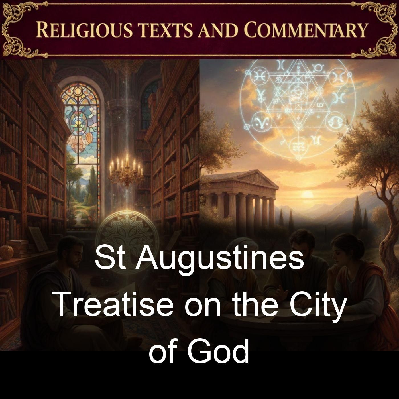 St Augustines Treatise on the City of God cover art