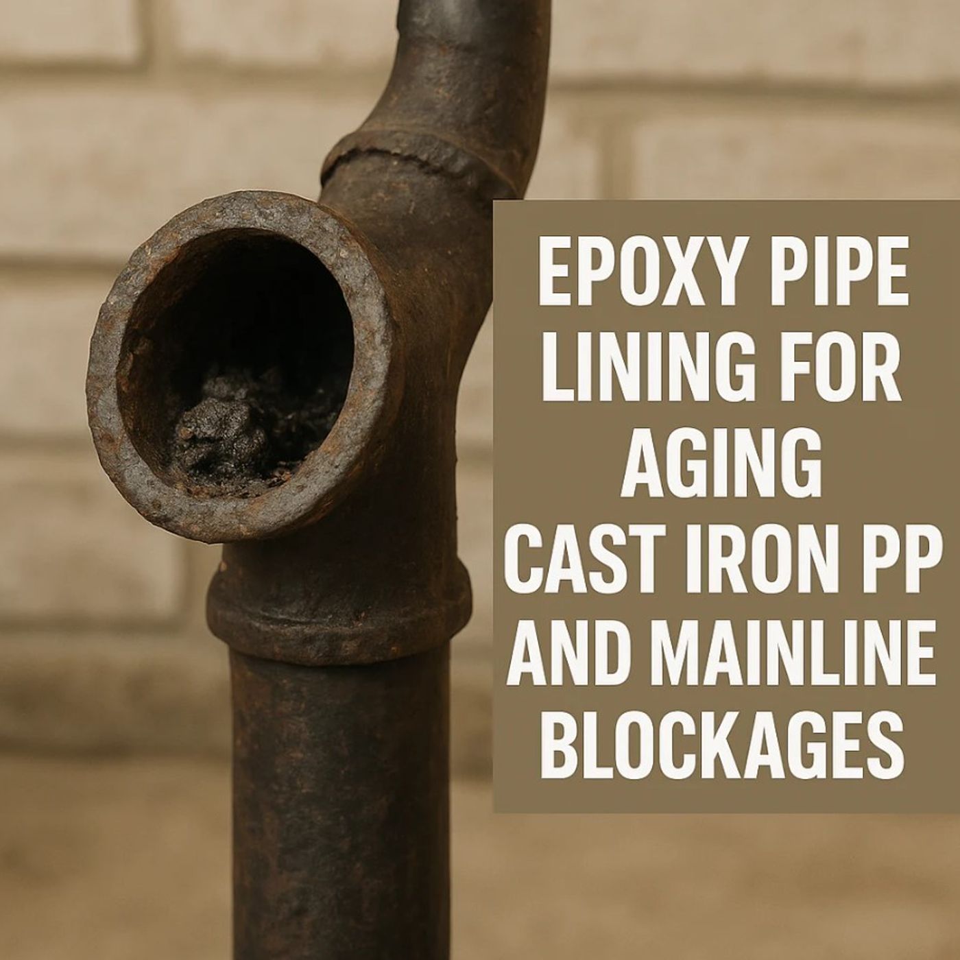 Fixing Mainline Blockage in Cast Iron Pipes with Epoxy Lining episode artwork