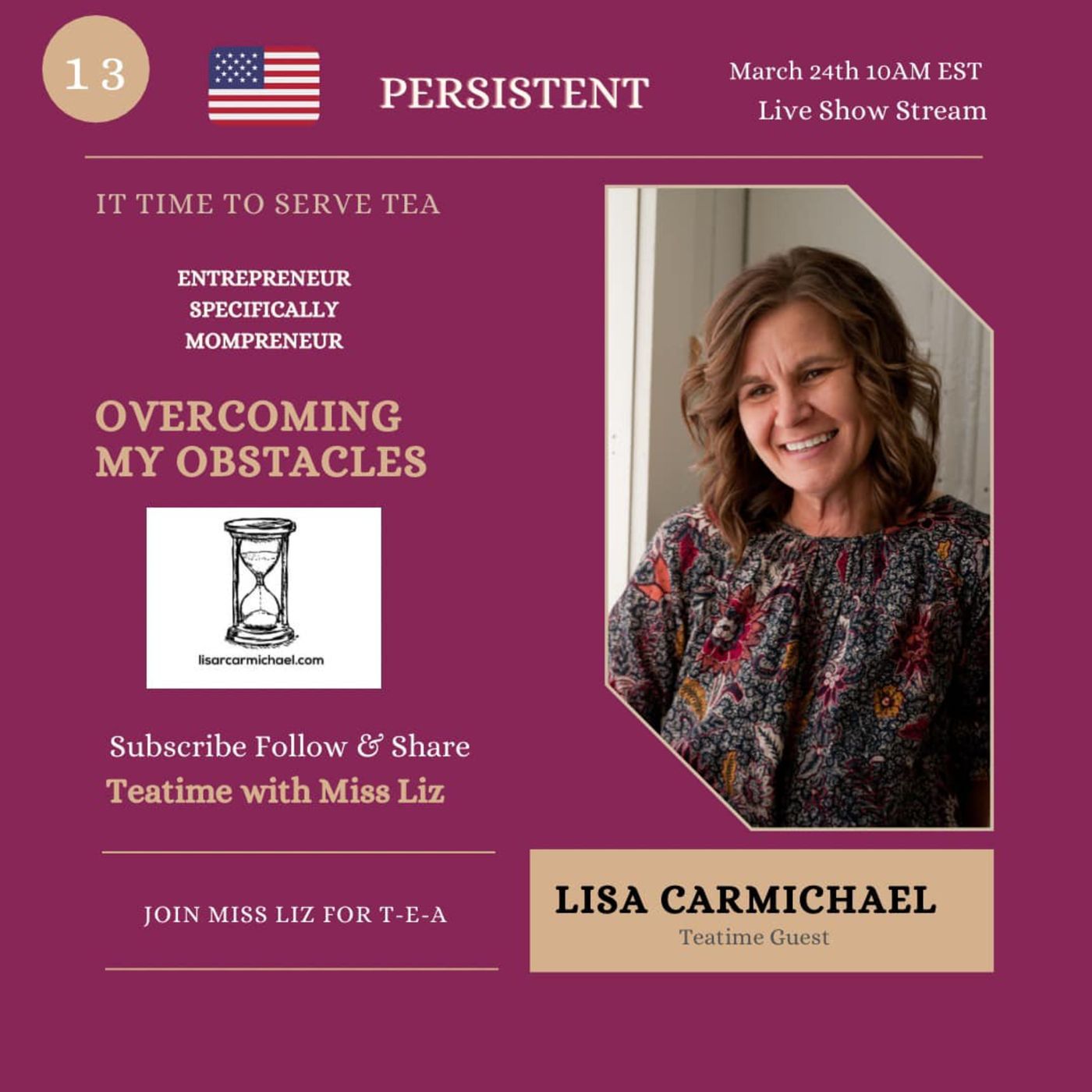 Teatime with Miss Liz