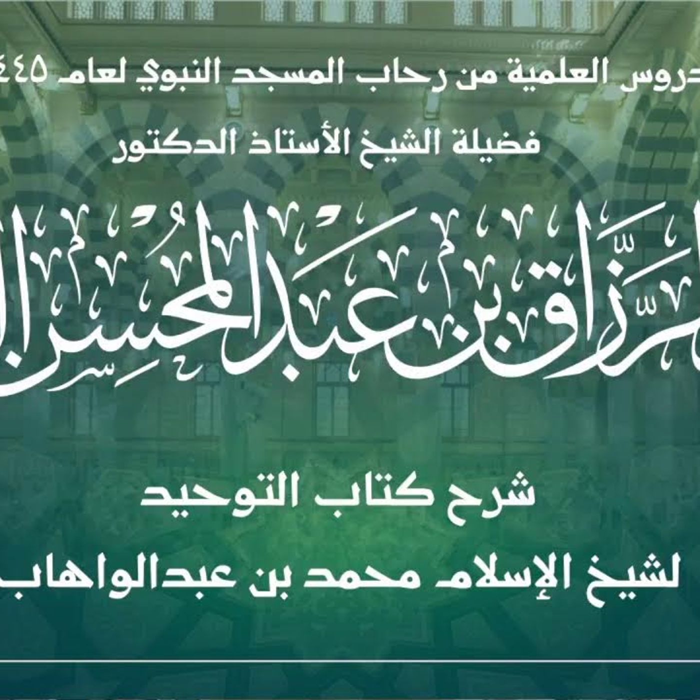 43 - الدروس العلمية لفضيلة الشيخ أ.د. عبدالرزاق بن عبدالمحسن البدر - كتاب التوحيد episode artwork