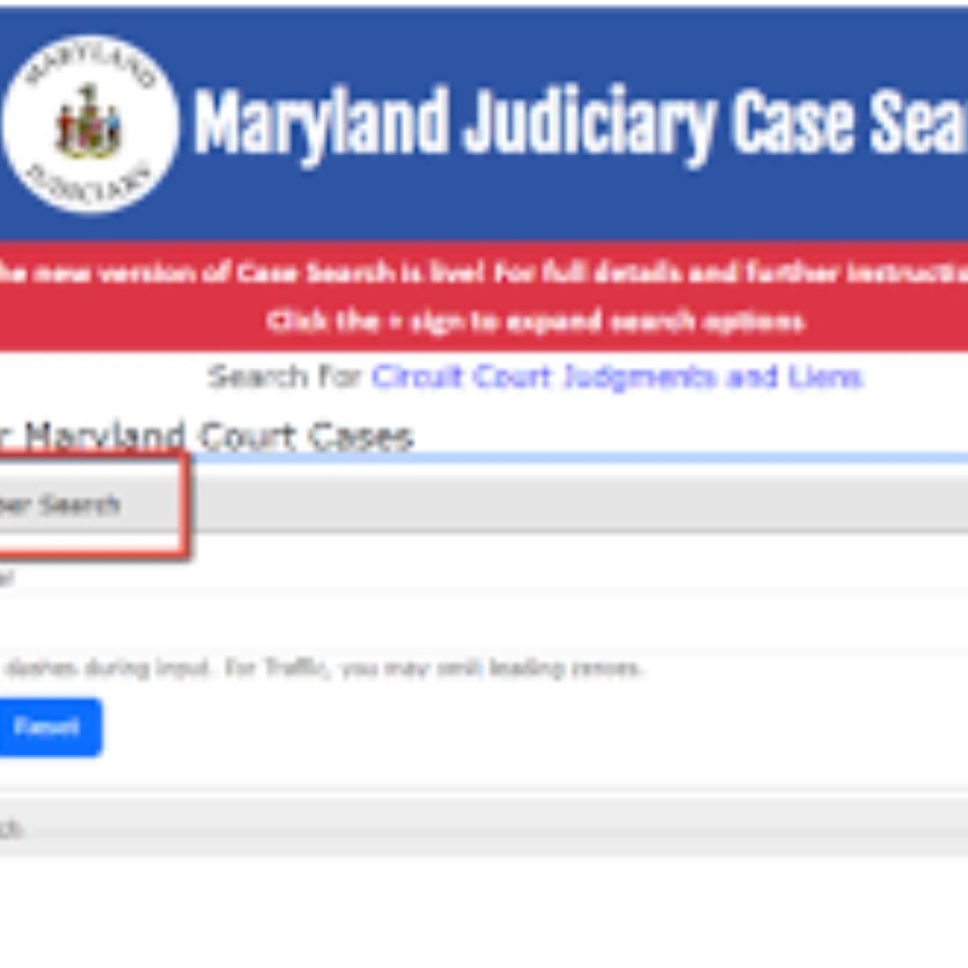 Maryland Case Search podcast artwork