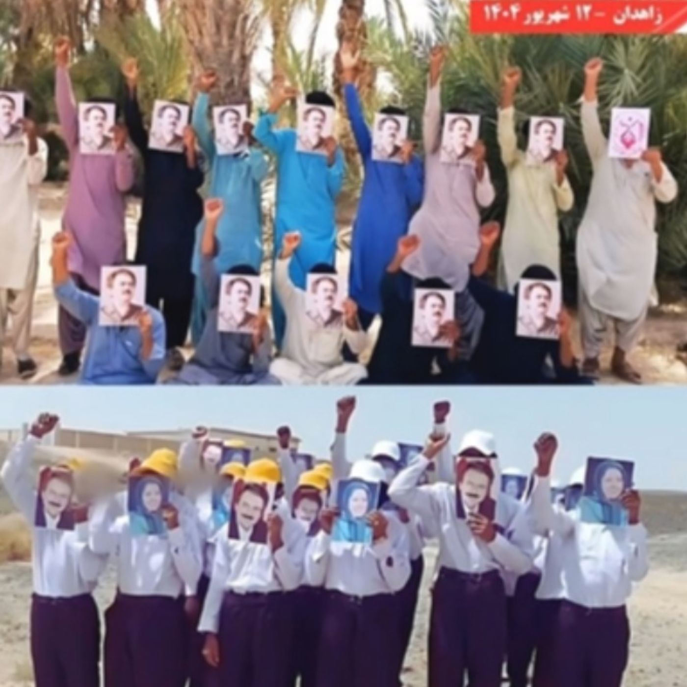 رژة «یکانهای شورشگر» با پرچم ۶۰سال افتخار