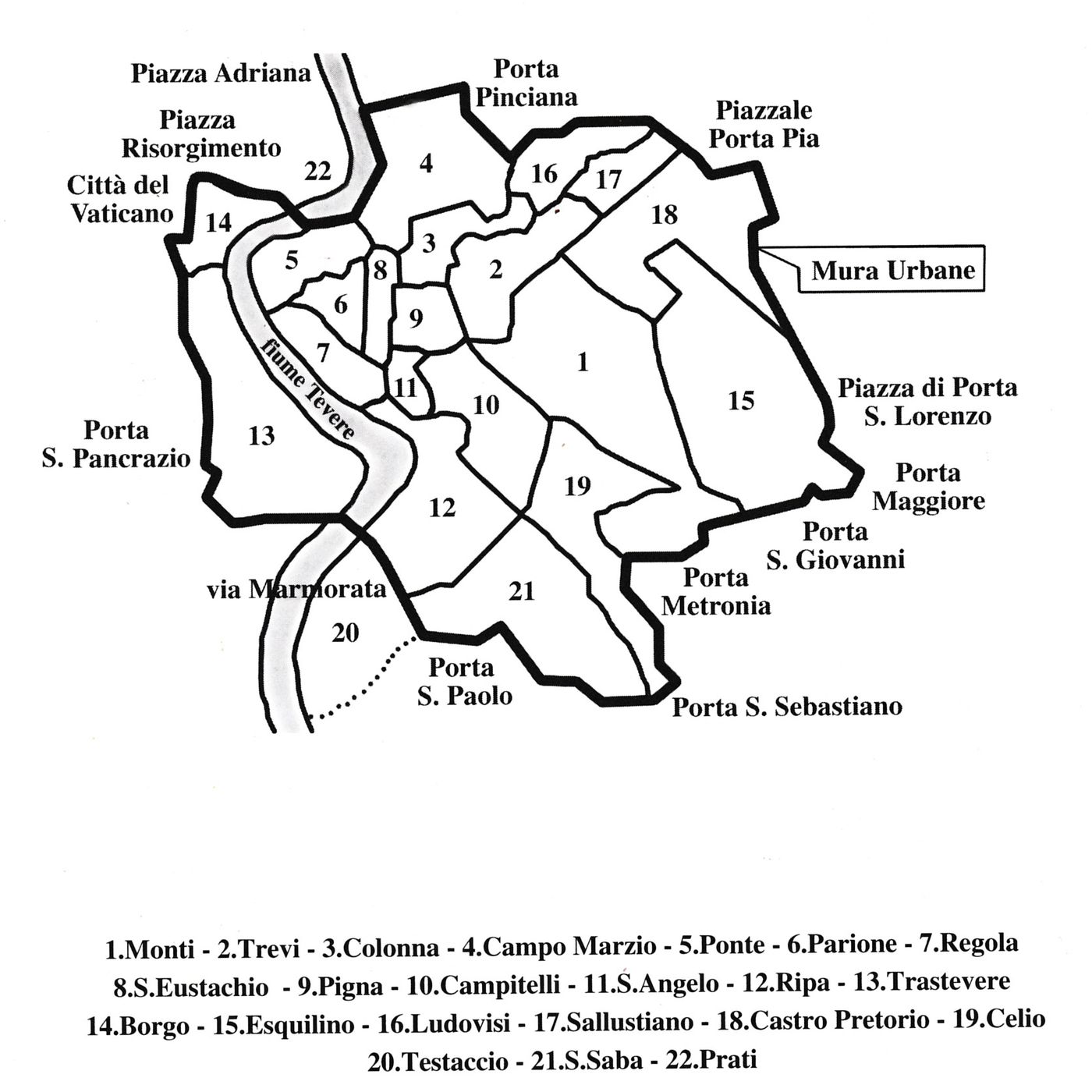 Fontane / Storia dei Rioni di Roma