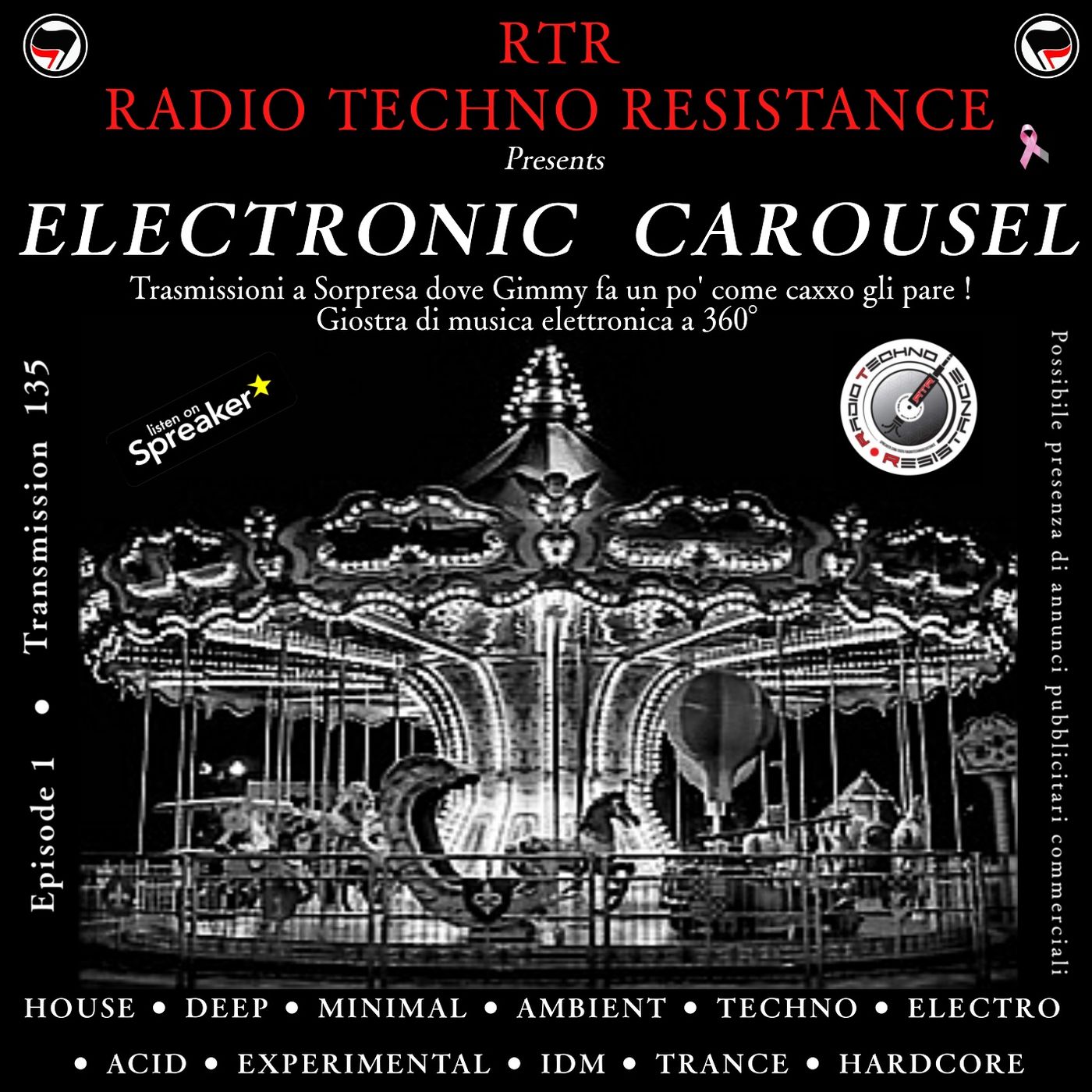 RTR / RADIO-TECHNO-RESISTANCE      100% Techno Electronic Music