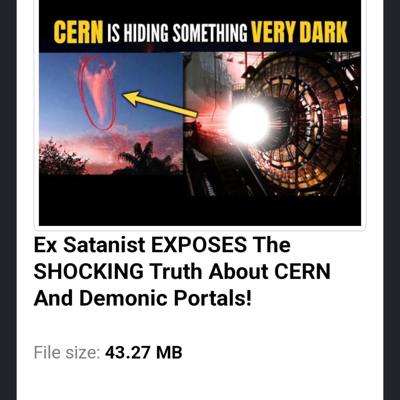 Ex Satanist EXPOSES The SHOCKING Truth About CERN And Demonic Portals! episode artwork