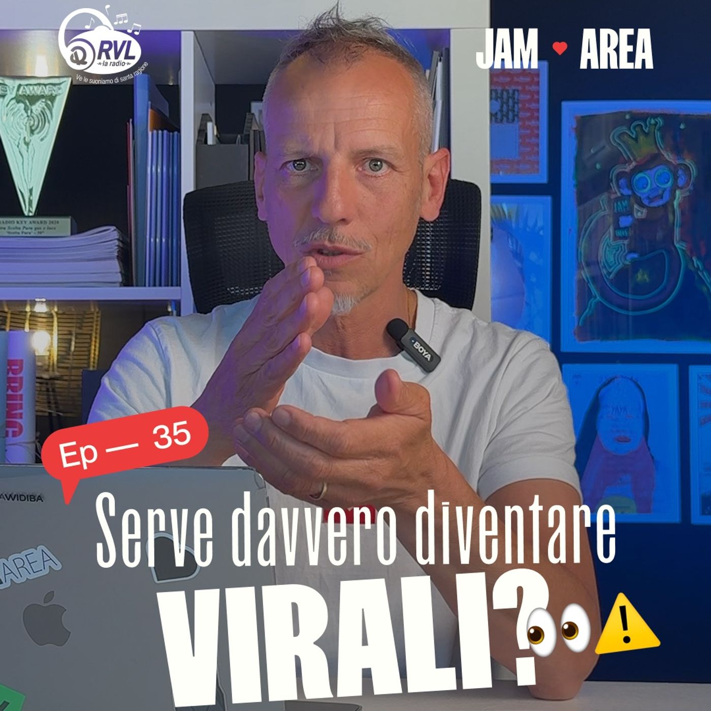 👉 𝐑𝐕𝐋 𝐩𝐫𝐞𝐬𝐞𝐧𝐭𝐚 "𝐀𝐑𝐄𝐀 𝐉𝐀𝐌" ❤️ #35 Essere virali 👀 episode artwork