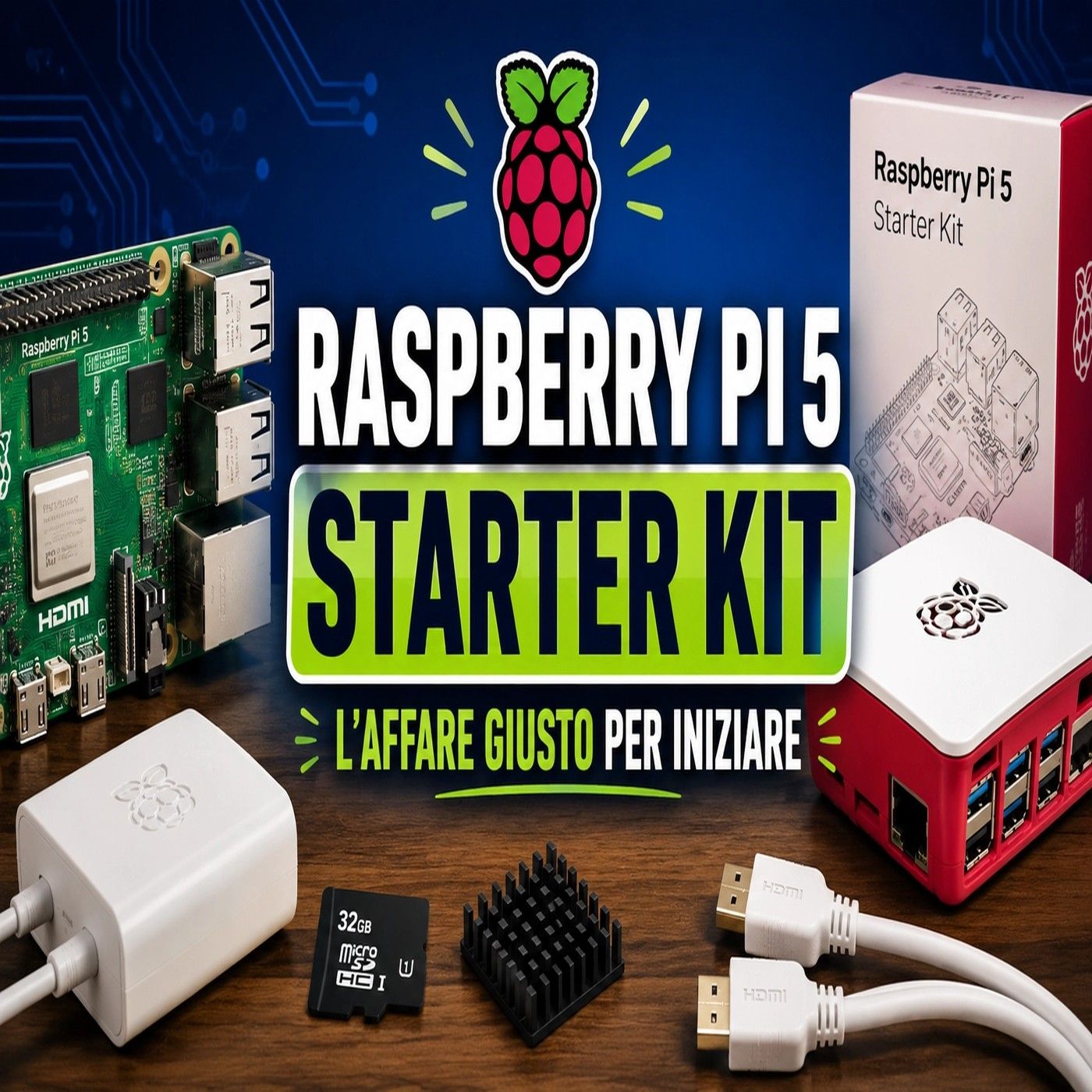 Raspberry Pi 5 Starter Kit, l'affare giusto per iniziare episode artwork