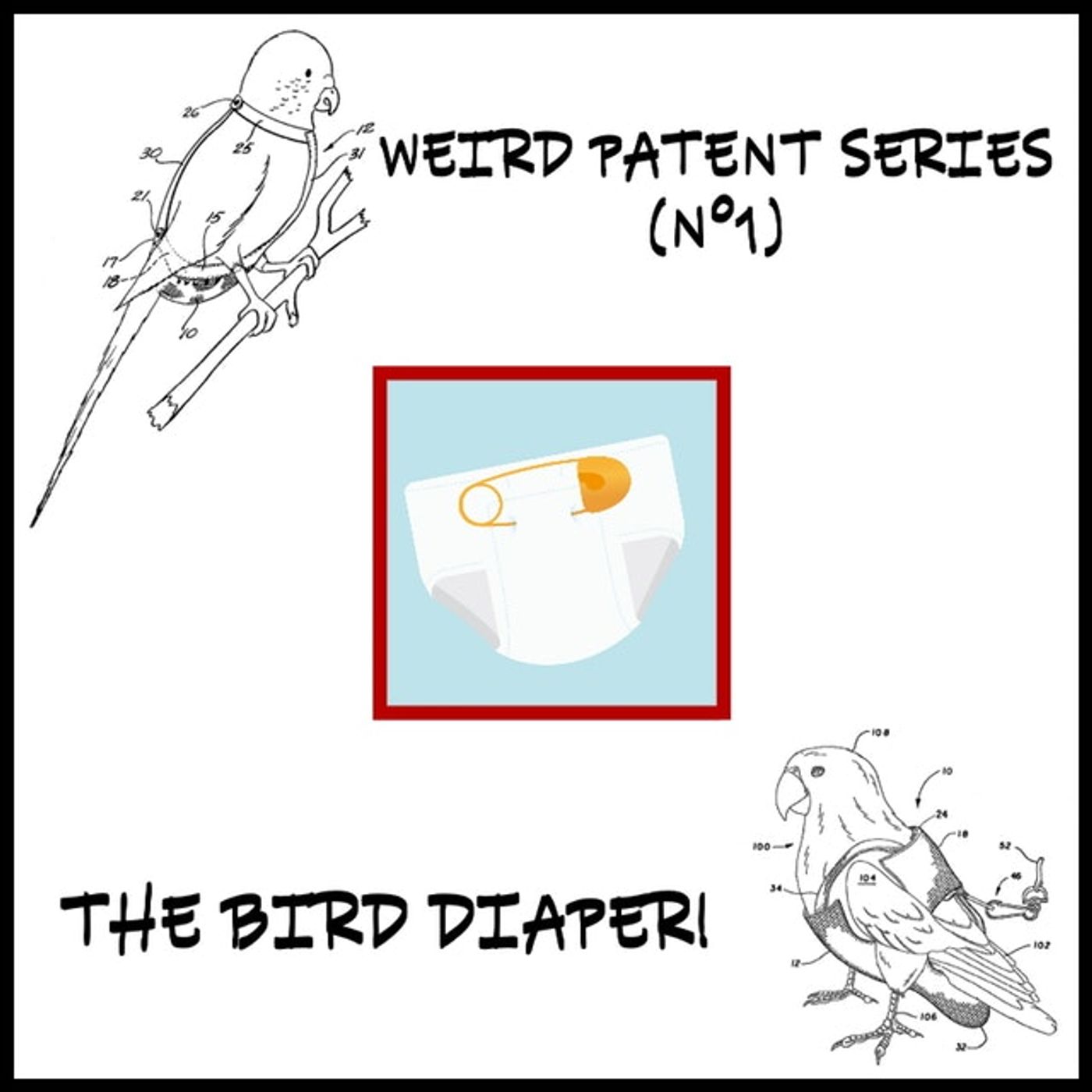 Weird patent series (N°1): "The Bird Diaper"!