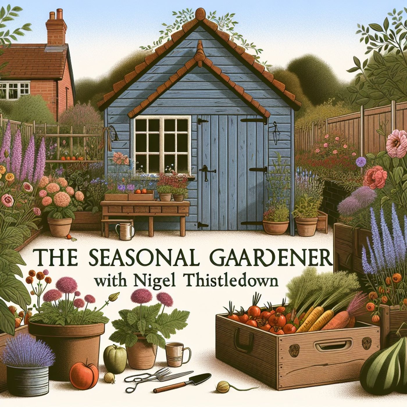 The Seasonal Gardener with Nigel Thistledown cover art