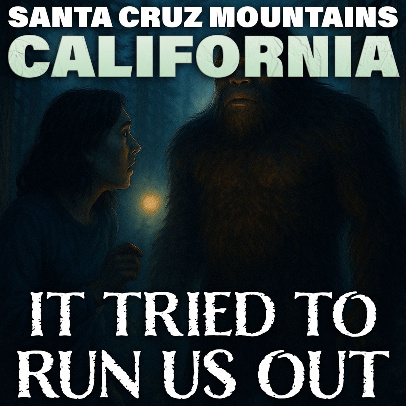 BIGFOOT ENCOUNTER IN THE SANTA CRUZ MOUNTAINS (CALIFORNIA) | BIGFOOT WALKED INTO THE CAMPSITE