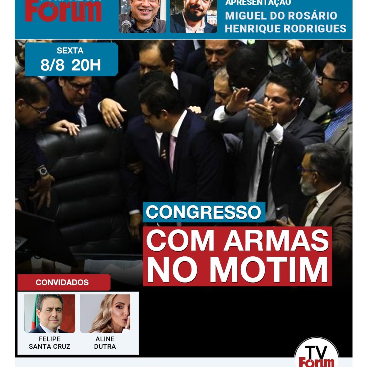 Deputados bolsonaristas que ameaçaram Motta estavam com pistolas | Zucco fala em fechar o Congresso episode artwork