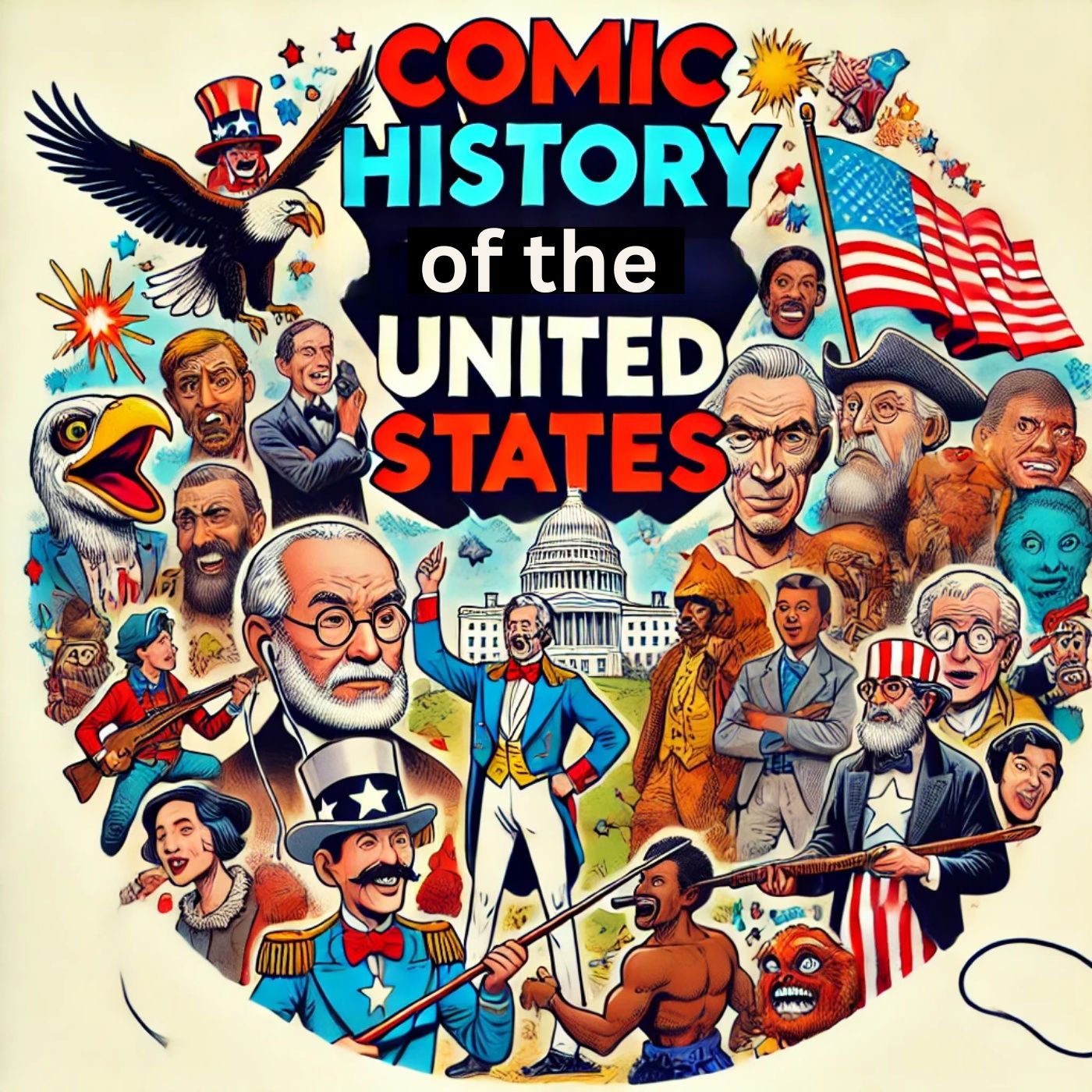 Comic History of the United States podcast artwork