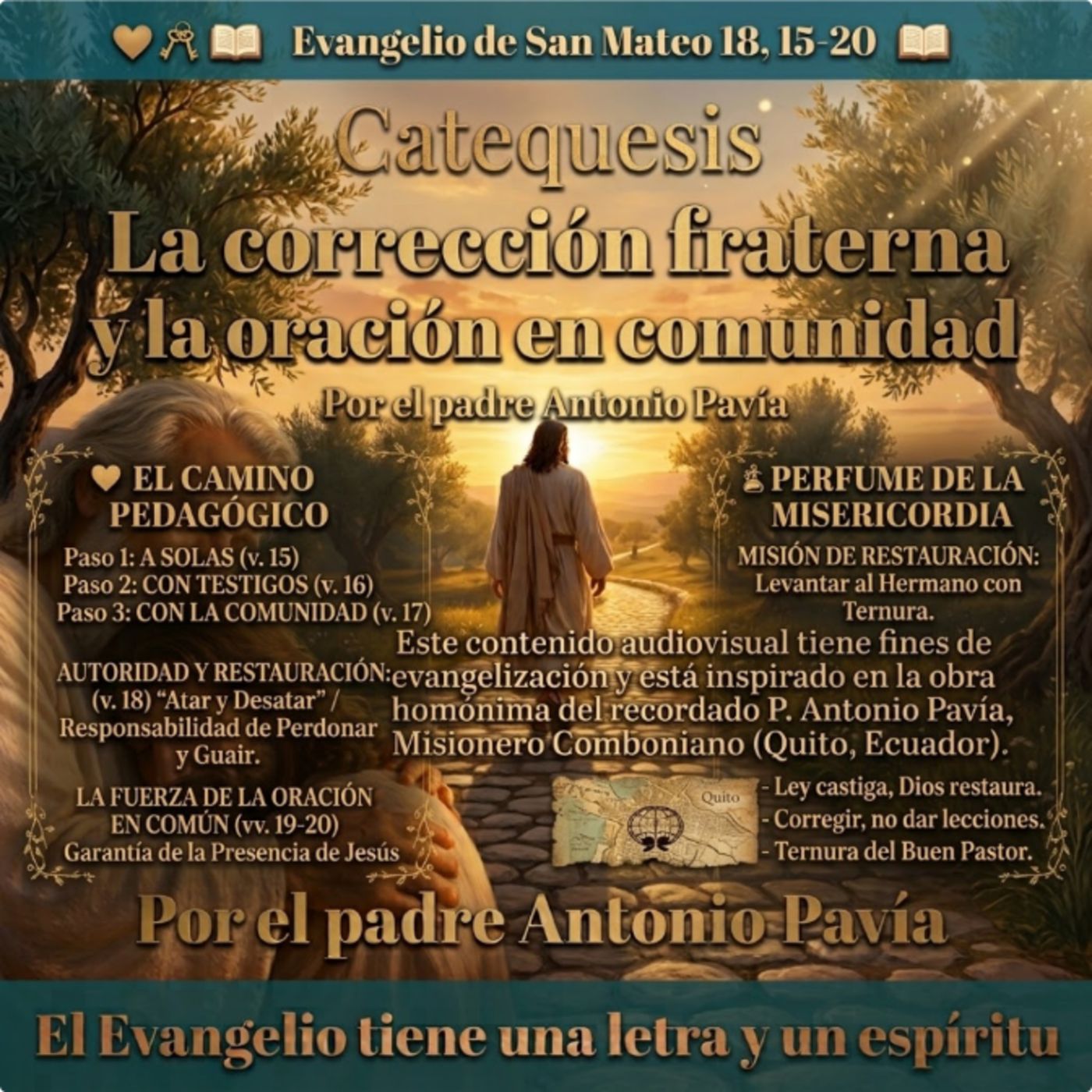 La Corrección Fraterna
Evangelio de Mateo. 18, 15-20
Padre Antonio Pavia 
voz Don Rafael salazar A. episode artwork