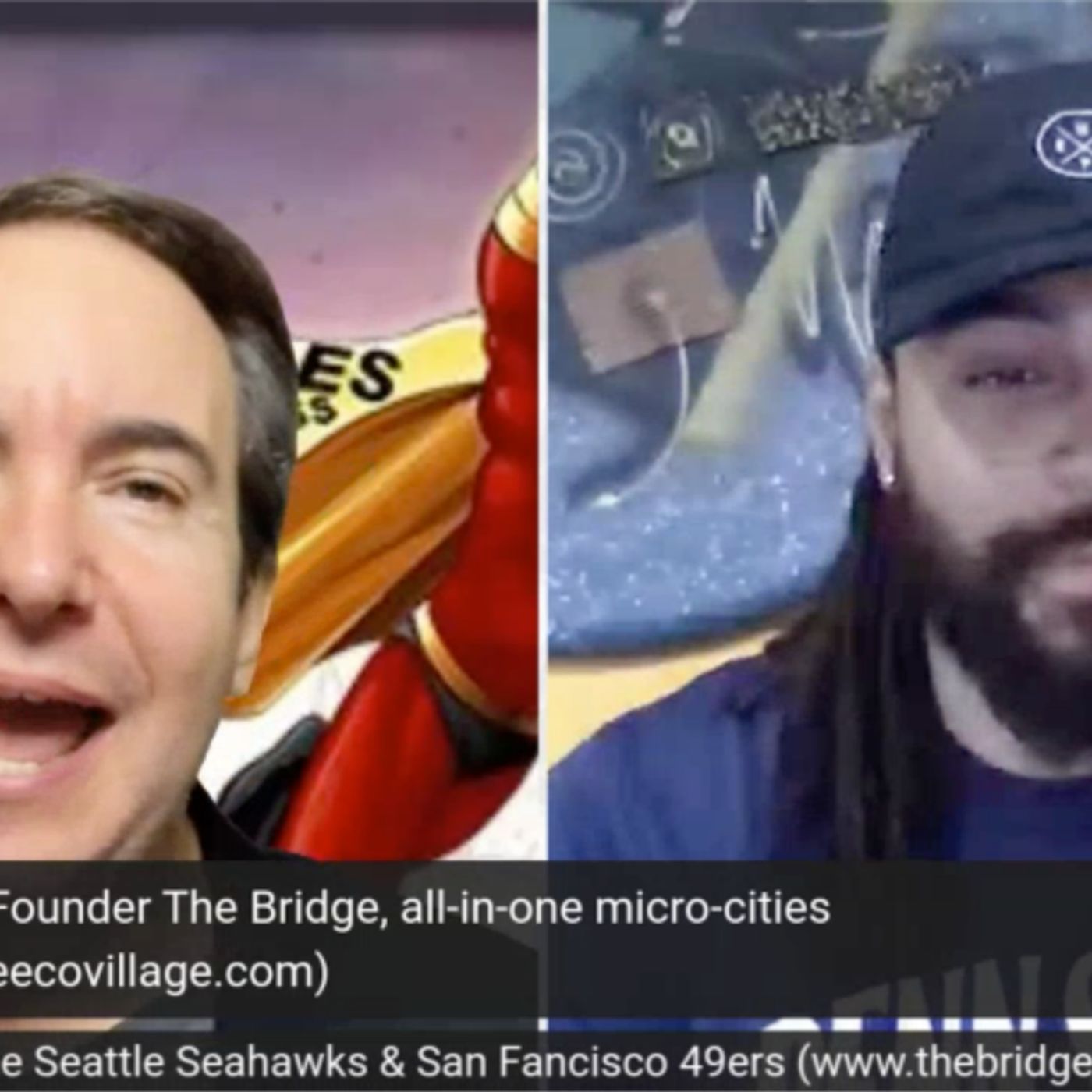 Garry Gilliam, pro NFL Player Seattle Seahawks & San Francisco 49ers, Founder The Bridge, all-in-one micro-cities