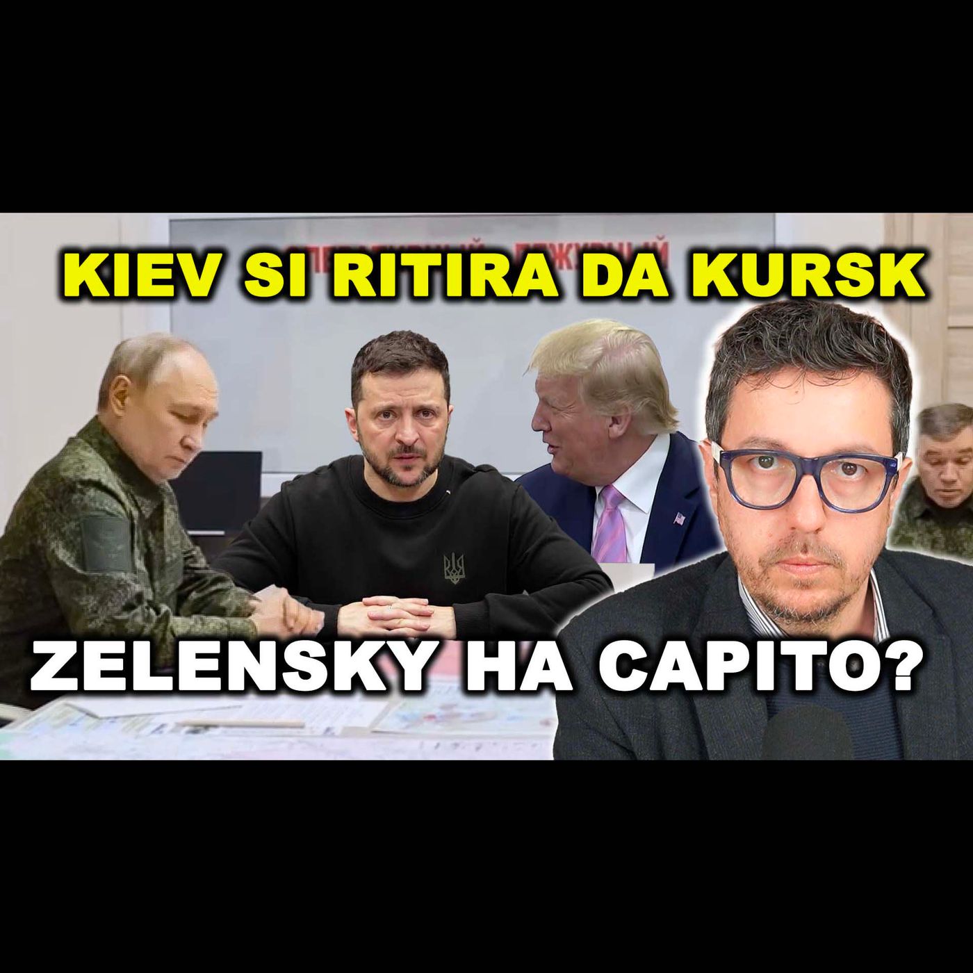 KIEV SI RITIRA DA KURSK | I NEGOZIATORI DI TRUMP verso MOSCA | Forse Zelensky non ha capito