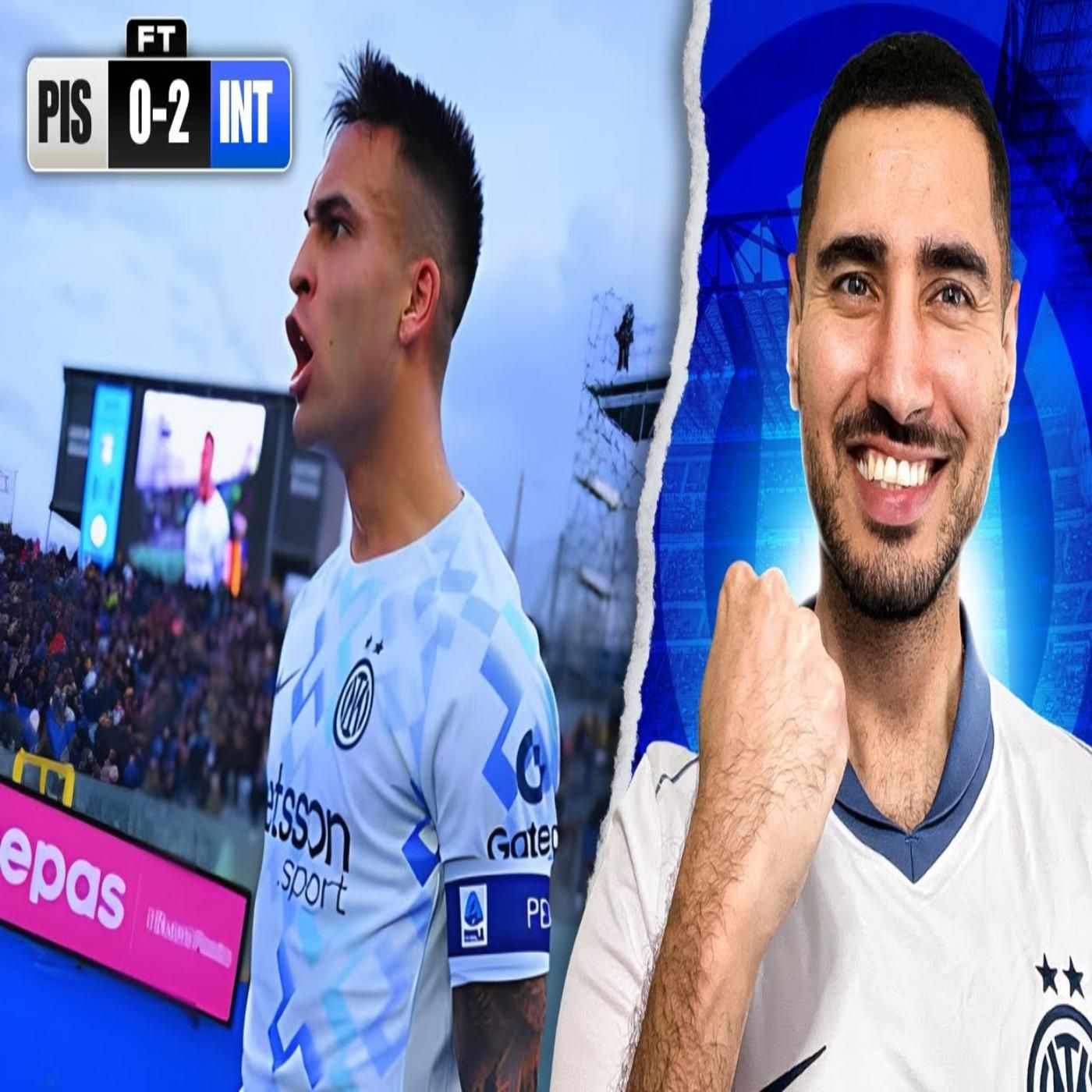 LAUTARO STEPS UP! PISA 0-2 INTER Match Reaction | PIO & DIOUF CHANGED THE GAME